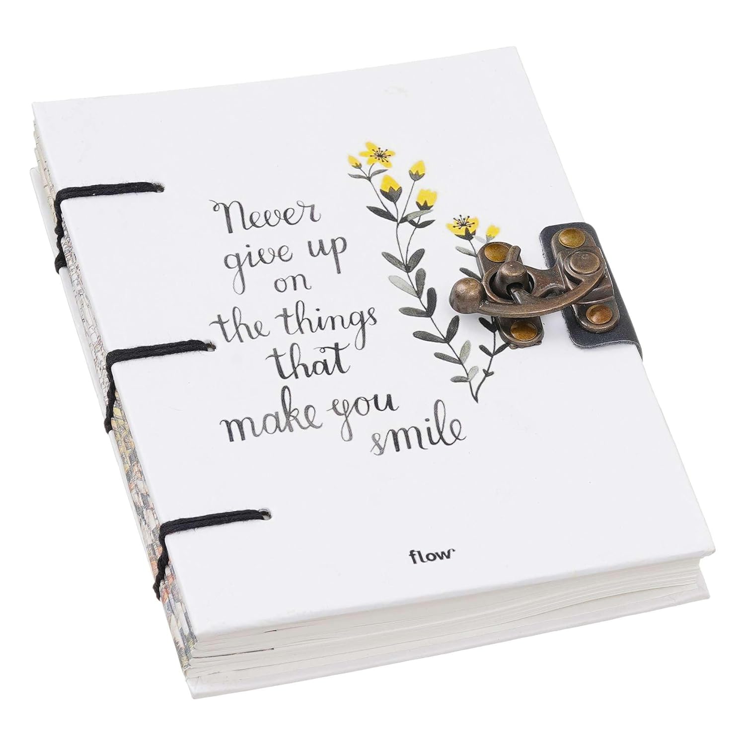 Handcrafted Buckle Lock Notebook for Office and Personal Use