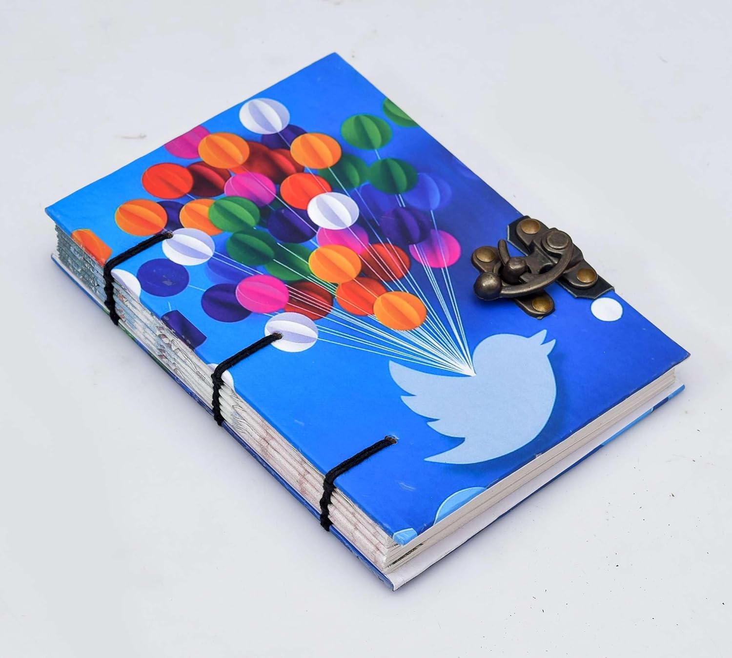 Elegant Handmade Buckle Lock Notebook for Creative Writing