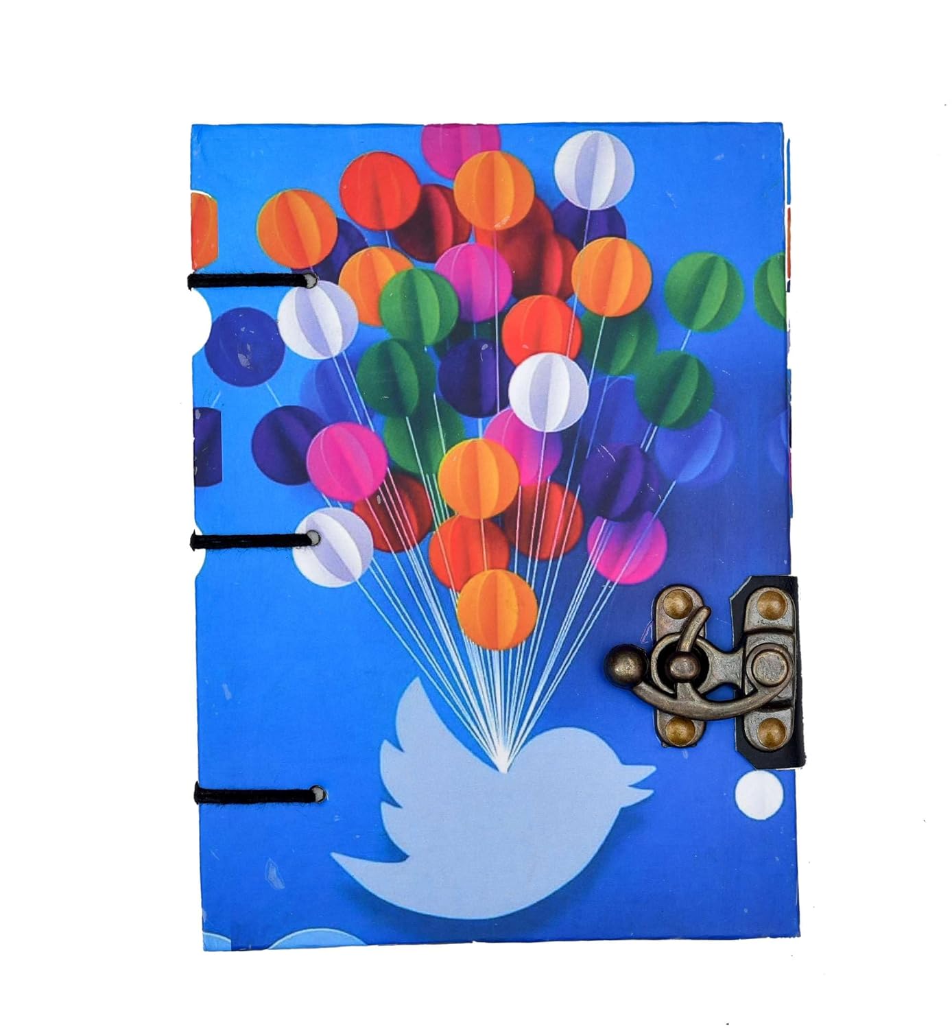 Elegant Handmade Buckle Lock Notebook for Creative Writing