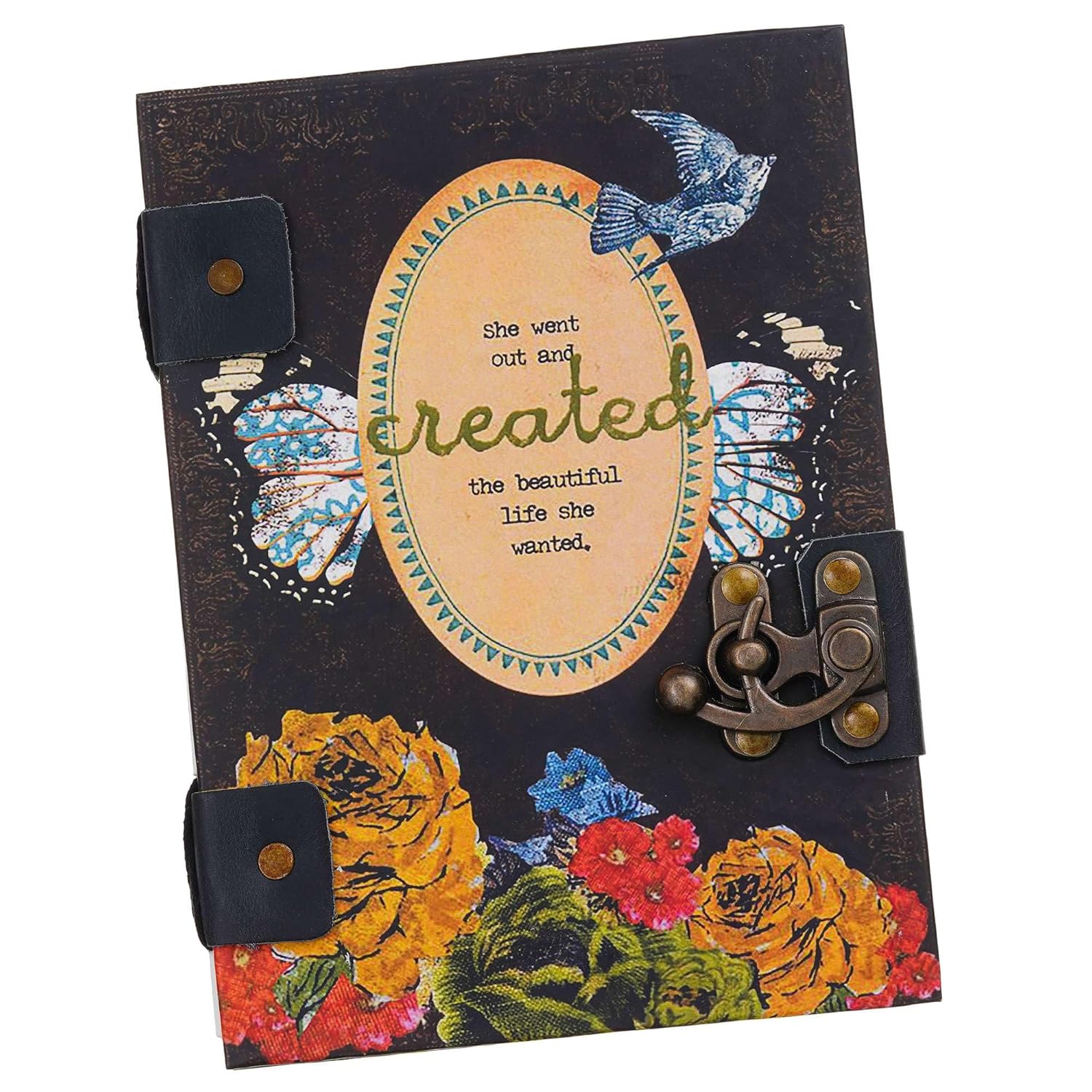 Handmade String Closure Diary with 200 Unruled Pages