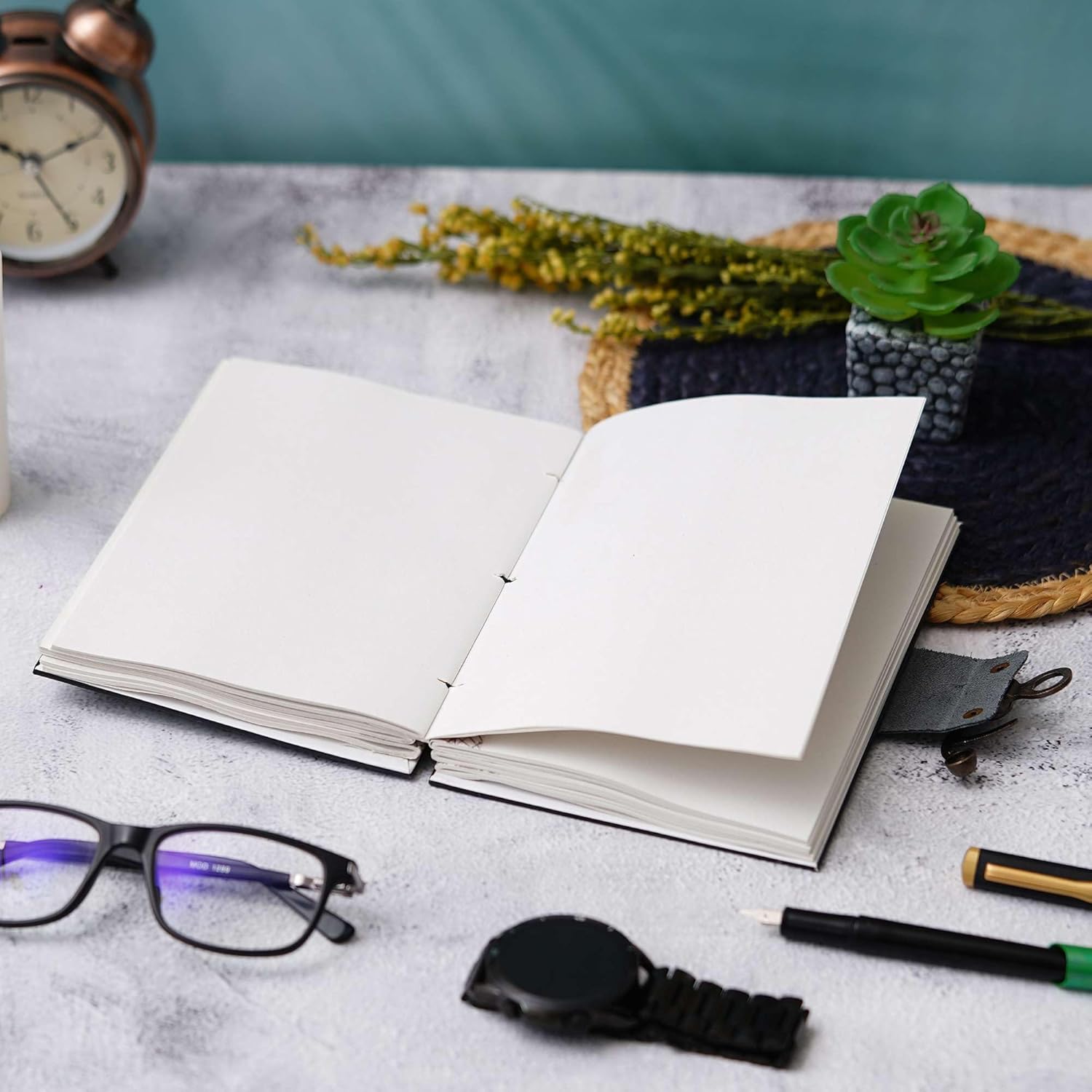 Vintage String Lock Cardboard Journal for Daily Writing