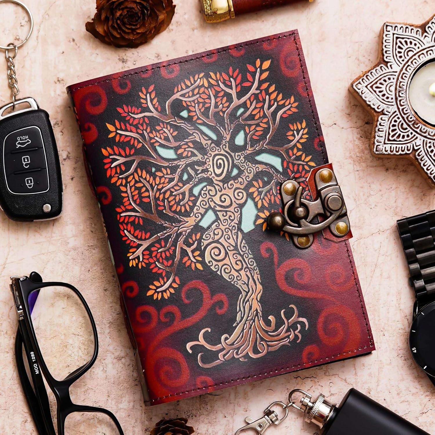 Classic Handmade Buckle Lock Journal wit...