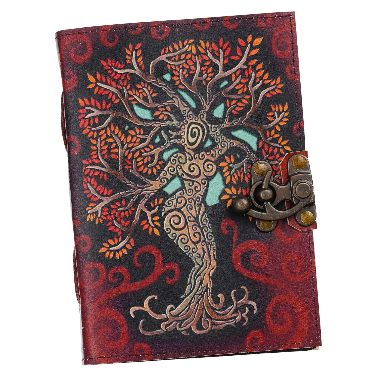 Classic Handmade Buckle Lock Journal with 200 Premium Pages