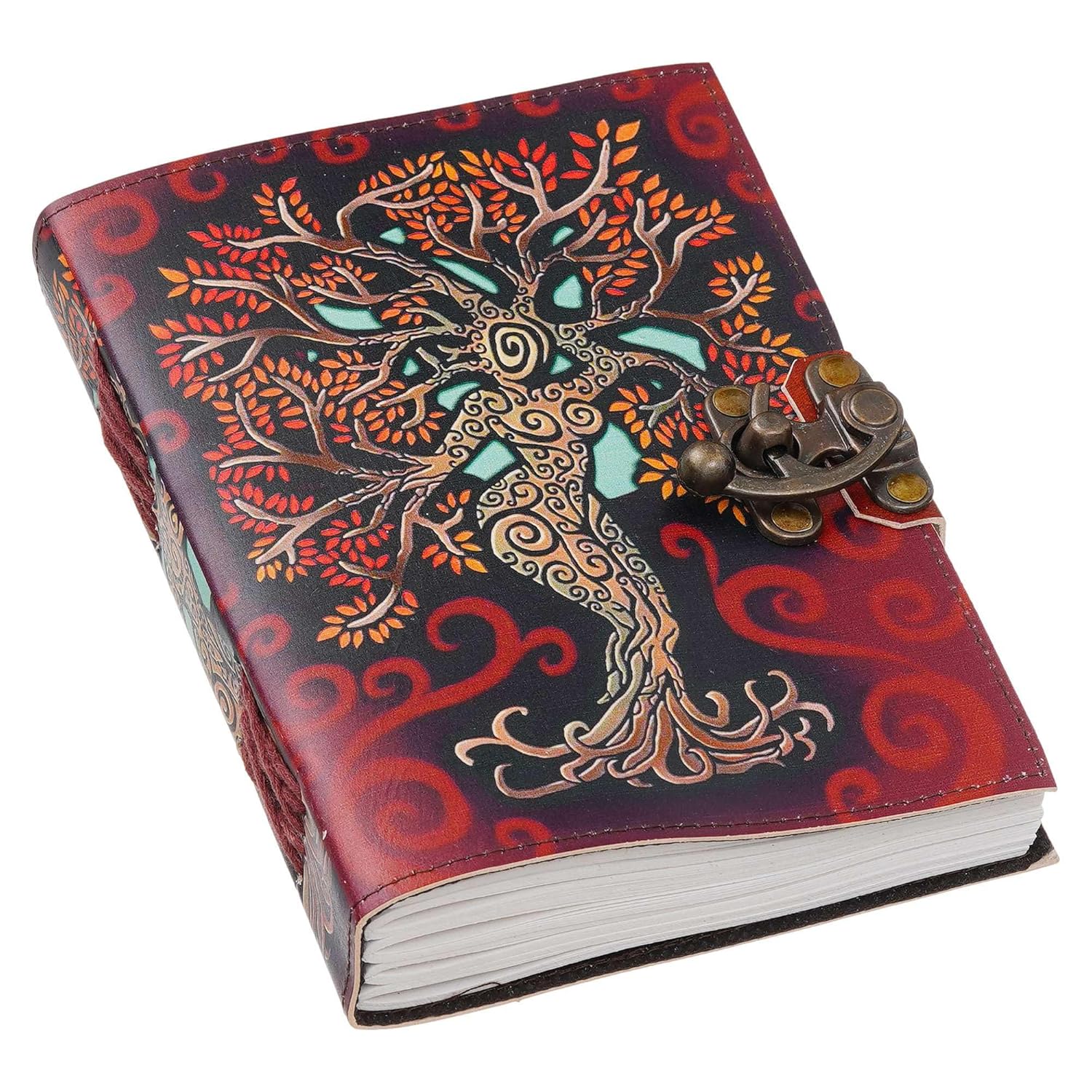 Classic Handmade Buckle Lock Journal with 200 Premium Pages