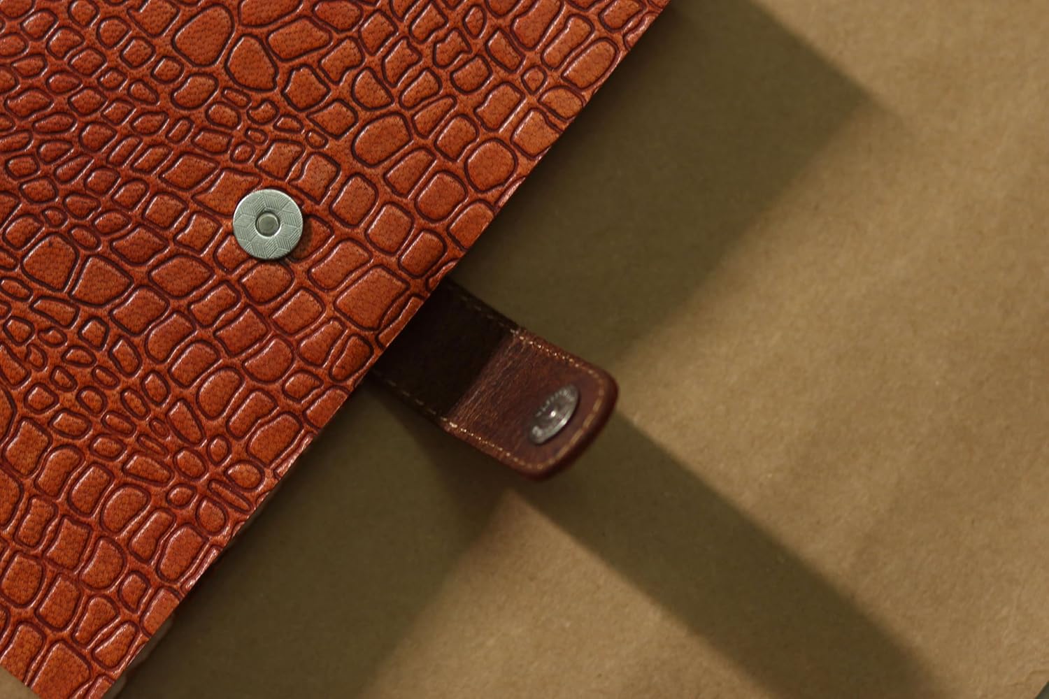 Designer Buckle Lock Diary with Unruled Writing Pages