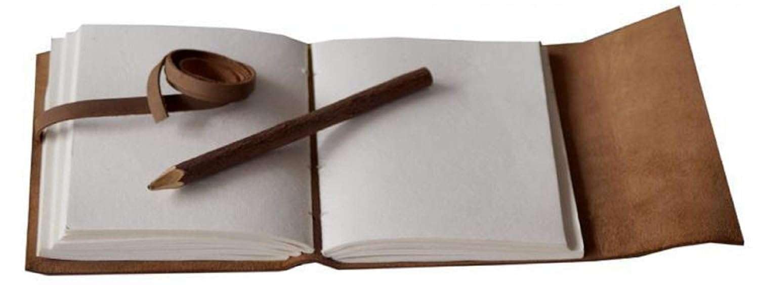 Leather Journal Diary with Antique String Closure – Vintage Style