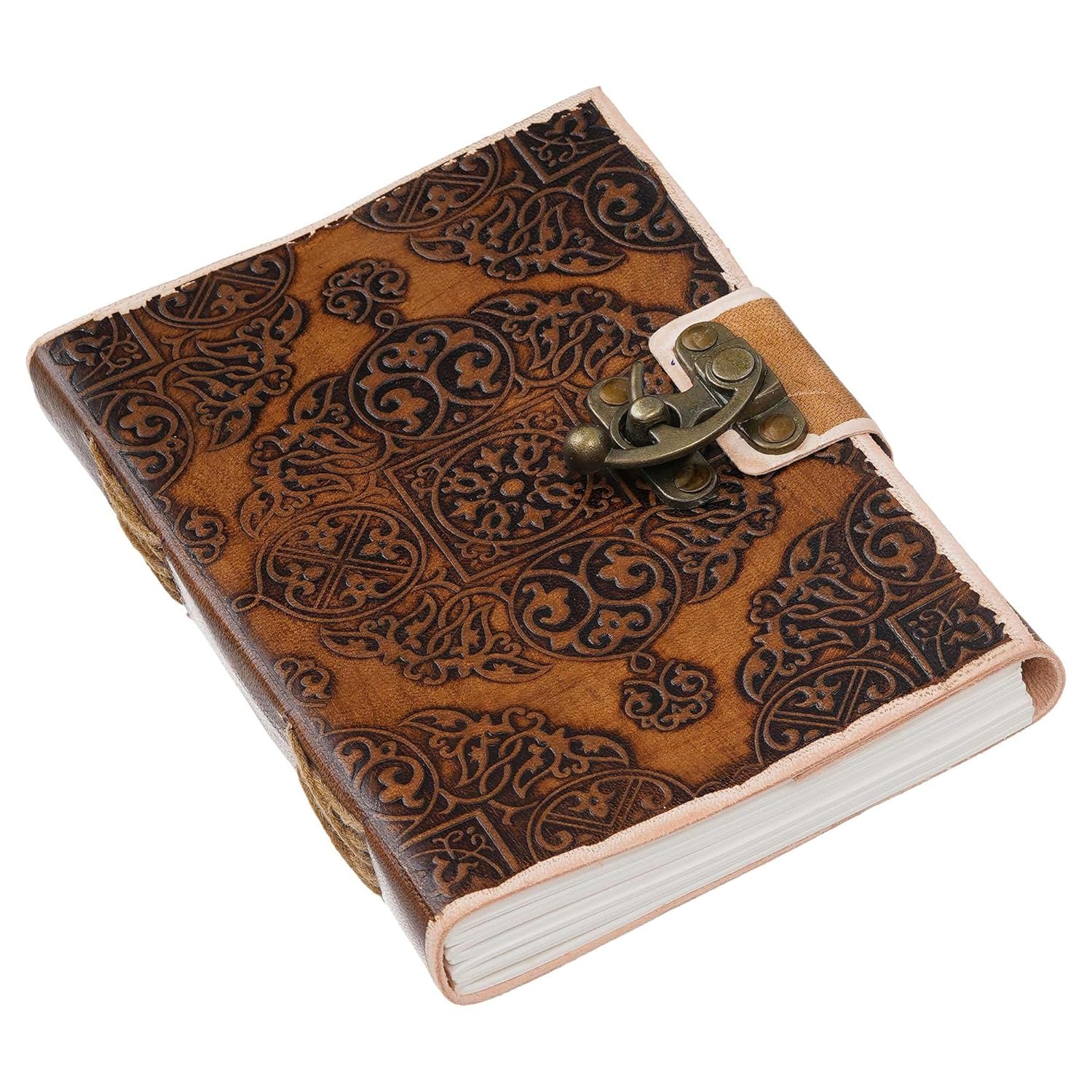 Vintage Handmade Genuine Leather Diary Journal – Elegant Design