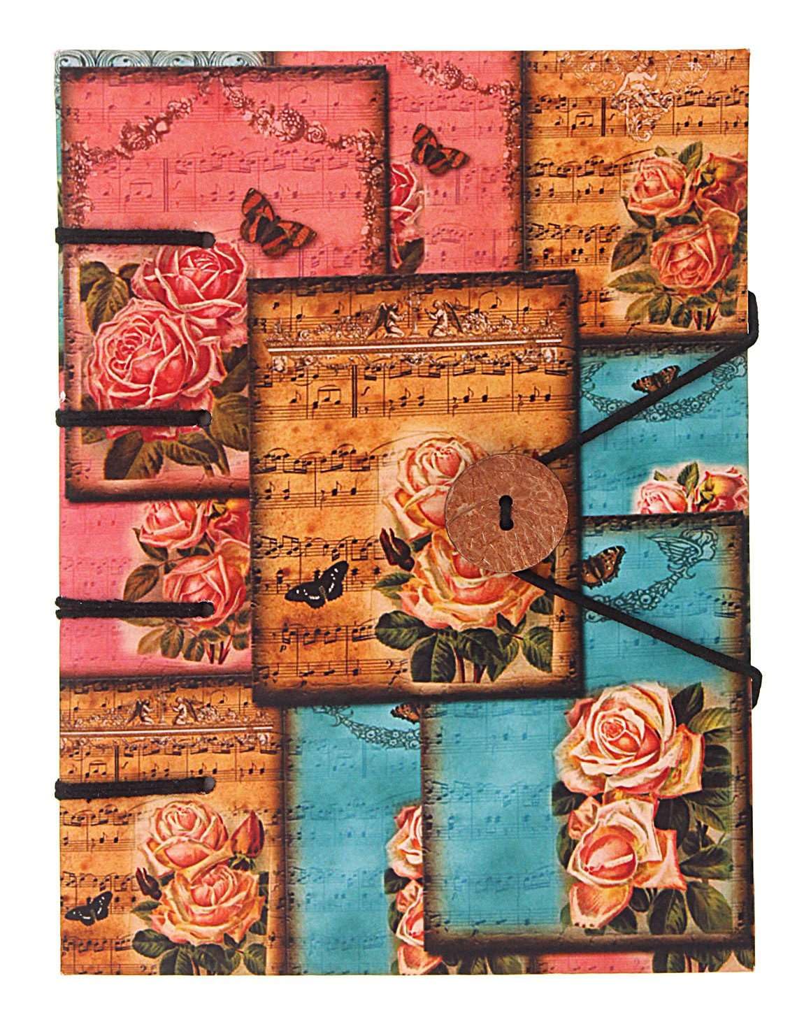 Handmade Printed Cardboard Journal – Per...