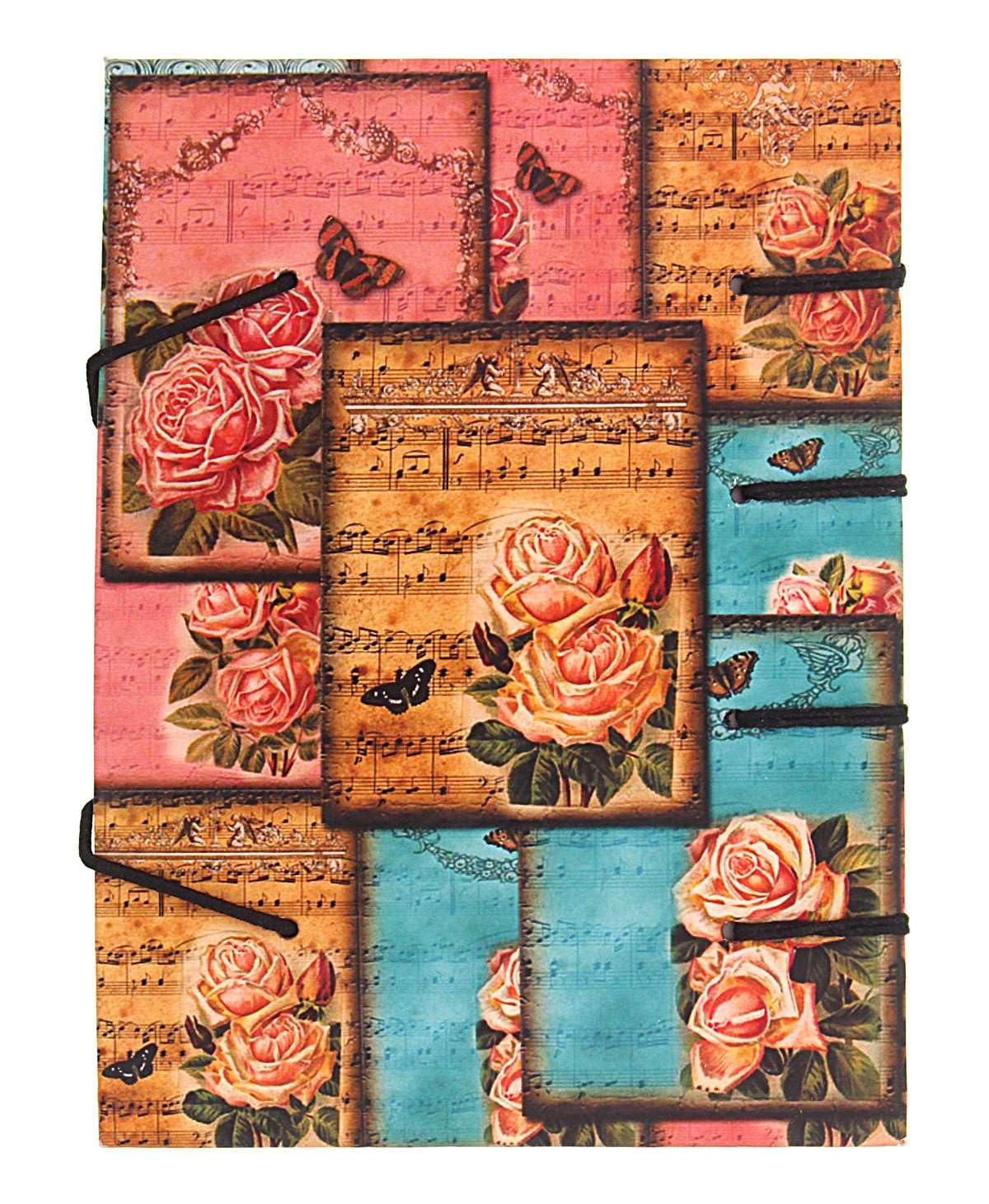 Handmade Printed Cardboard Journal – Personal Diary