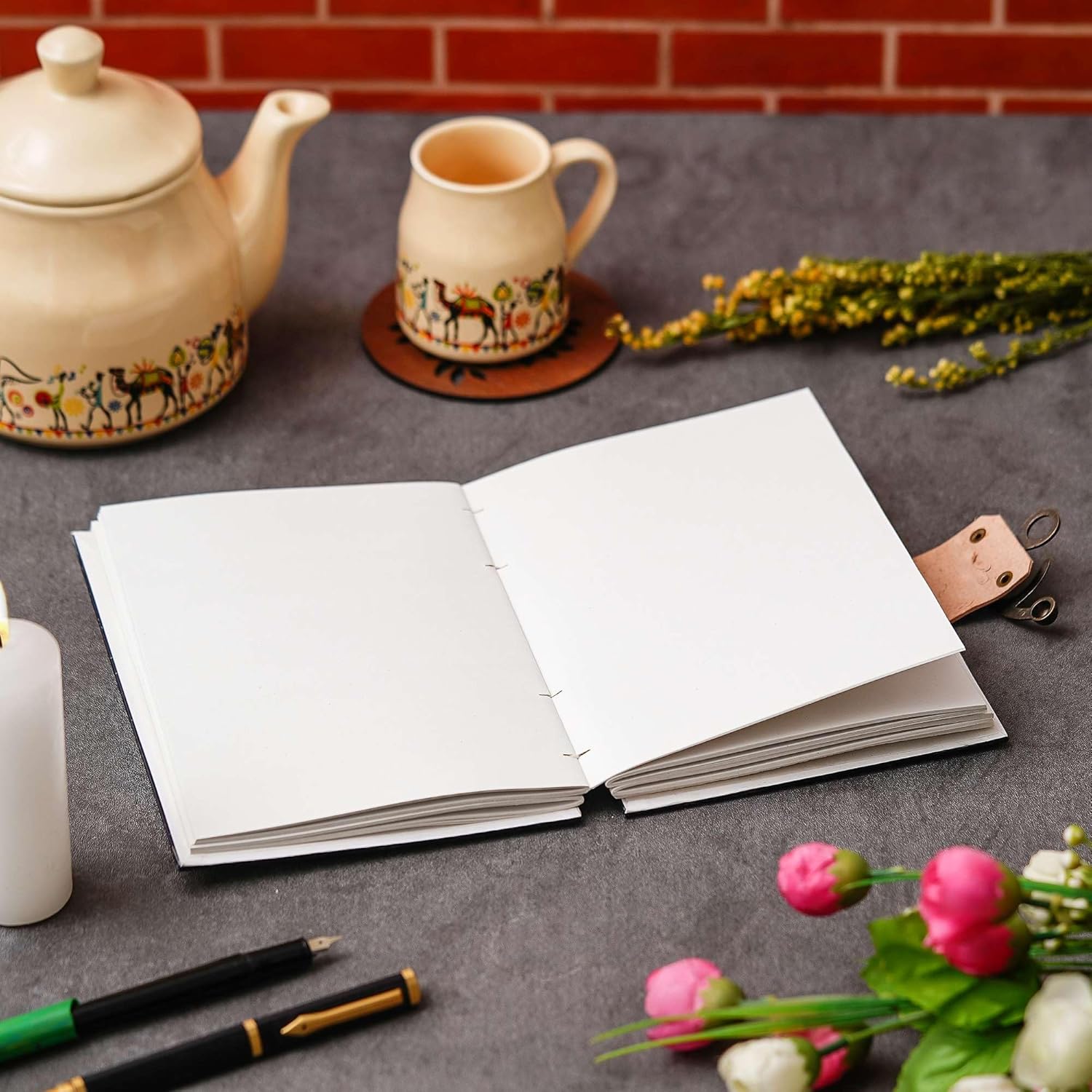 Handmade Printed Cardboard Journal Diary – Premium Finish