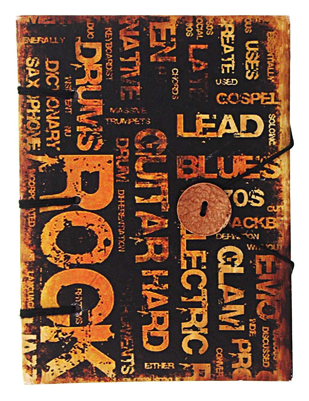 Handmade Printed Cardboard Journal Diary...