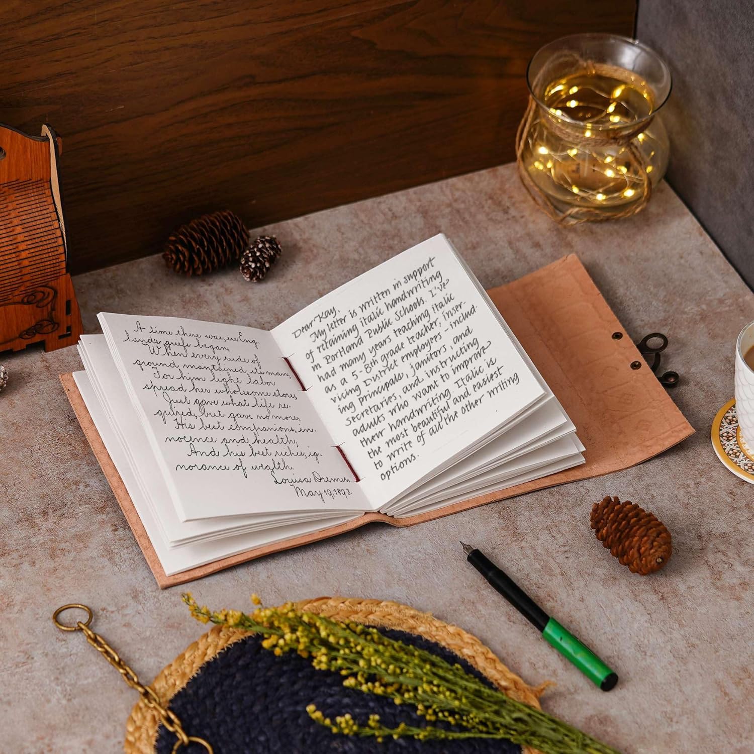 Stylish Buckle Lock Writing Journal Notebook