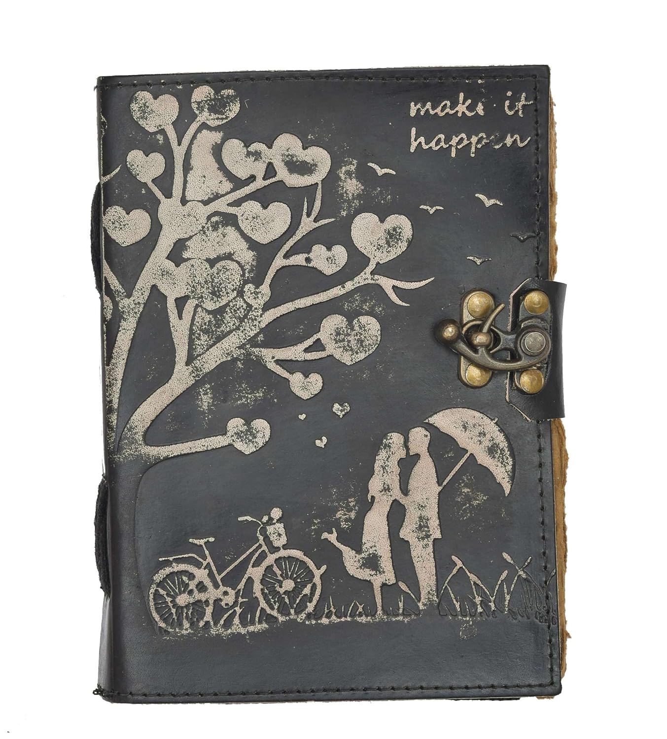 Handcrafted Cardboard Diary for Sketching and Drawing