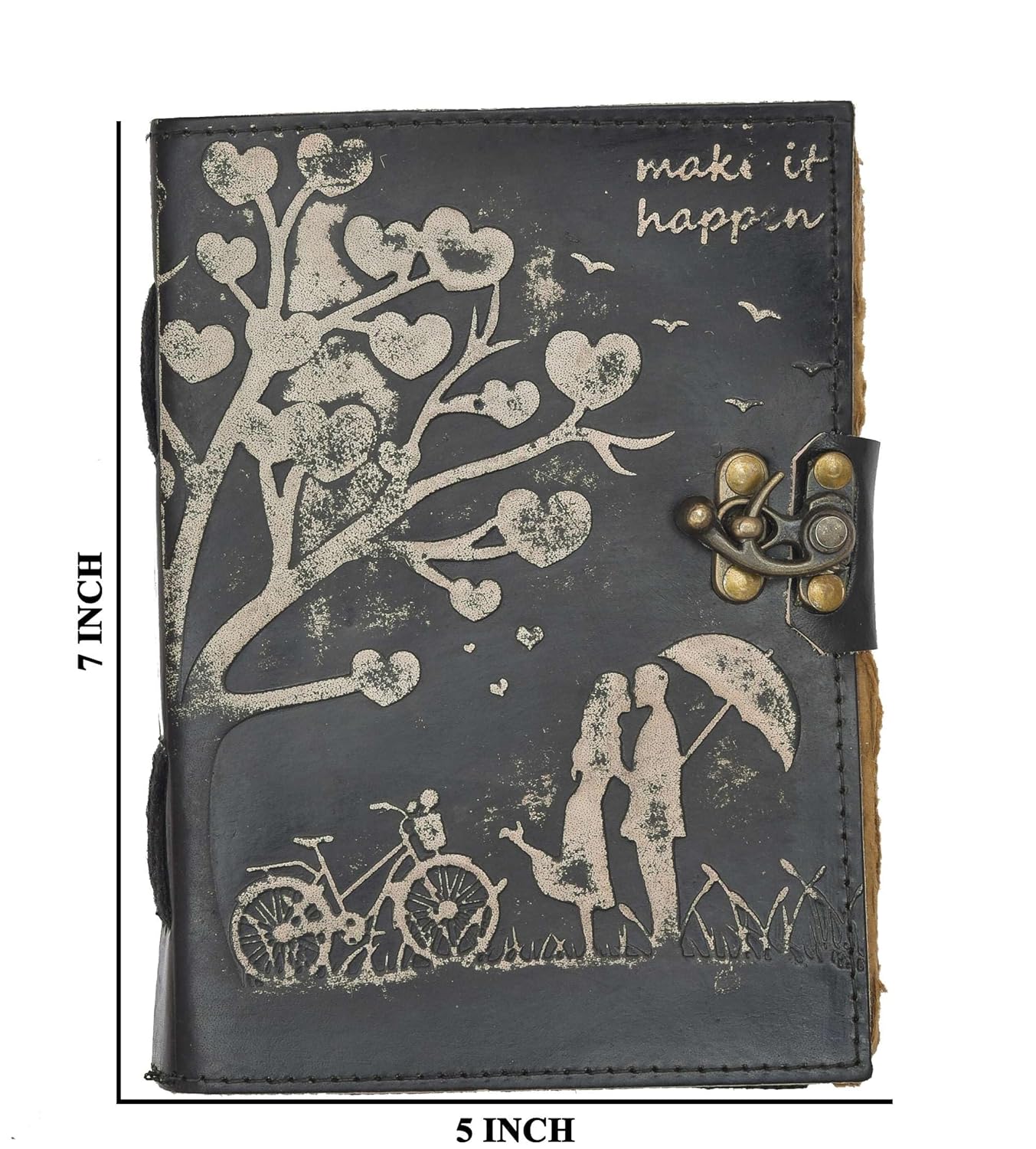 Handcrafted Cardboard Diary for Sketching and Drawing