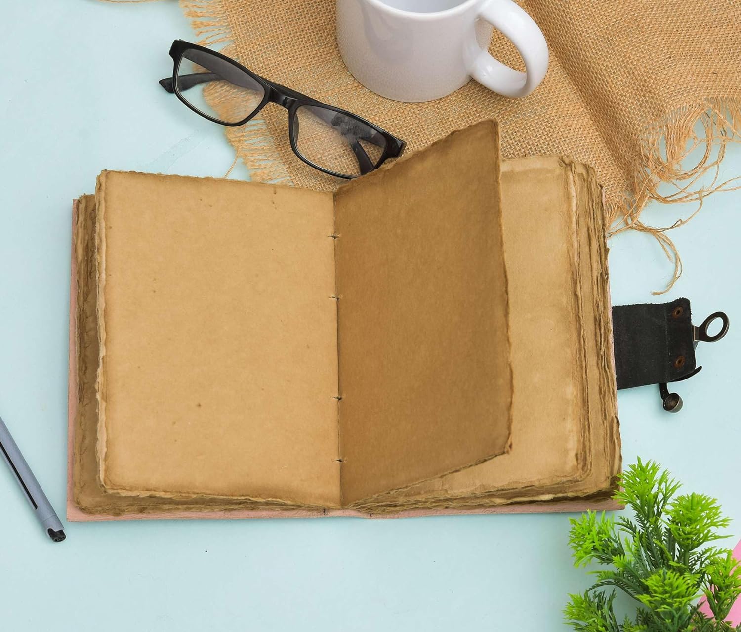 Handcrafted Leather Diary for Travel and Daily Planning
