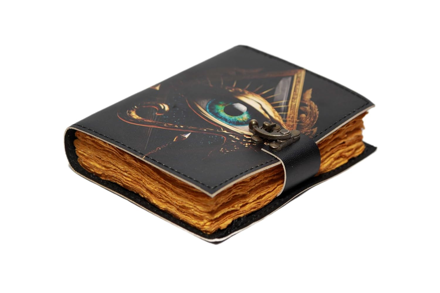 Genuine Leather Journal with Premium Antique Lock Closure