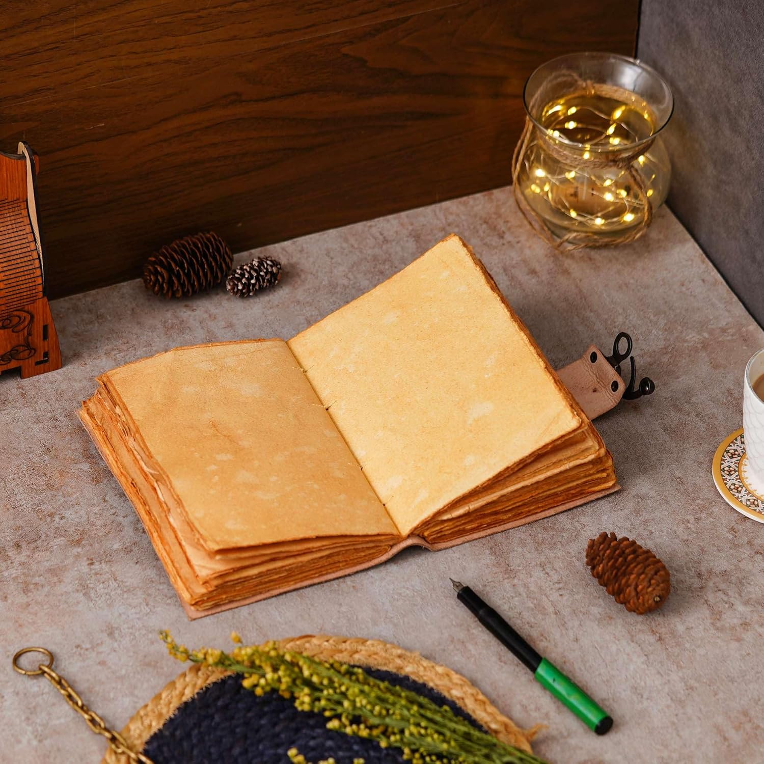 Premium Leather Journal for Creative Writing and Notes