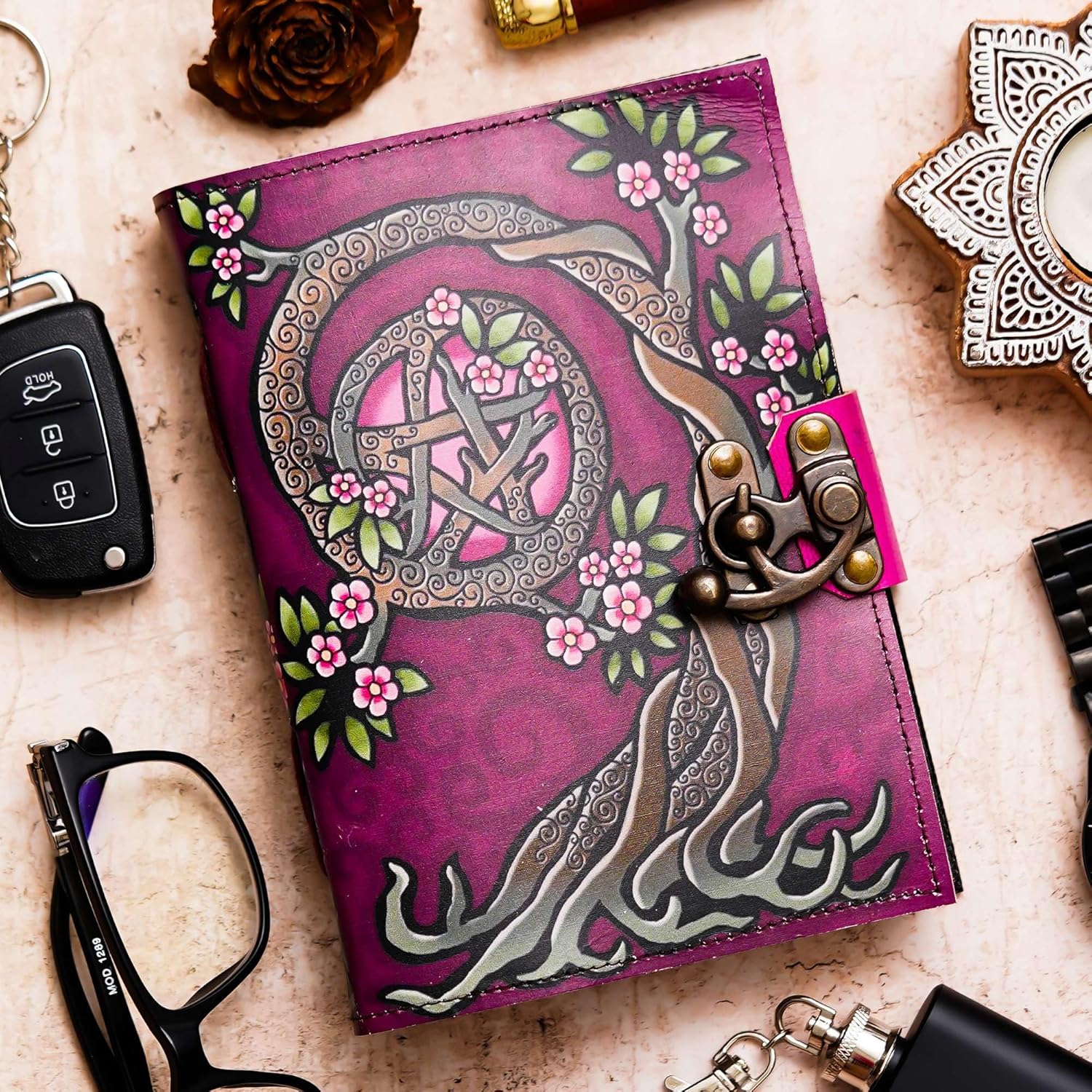 Vintage Style Handmade Leather Diary 200...