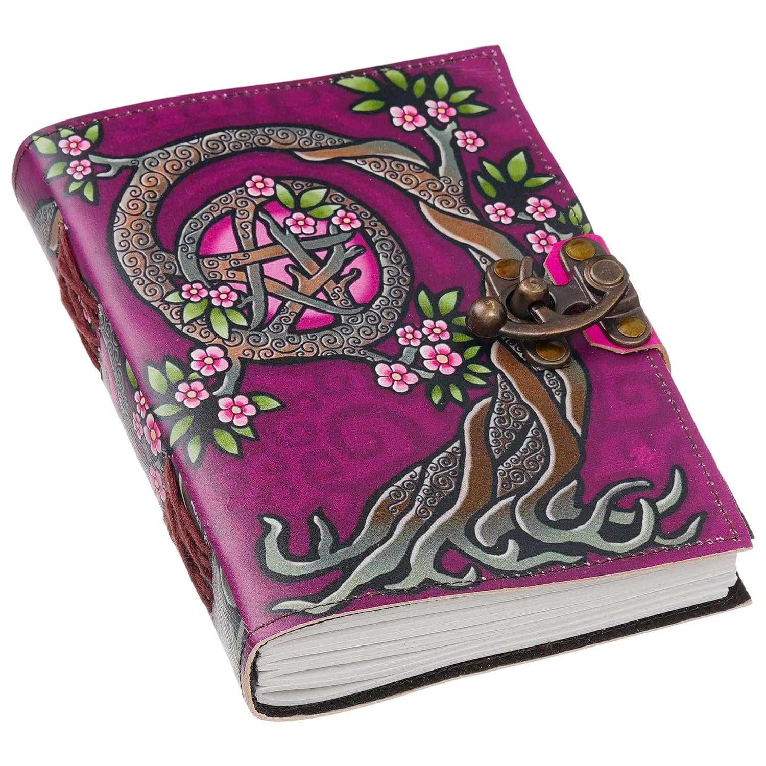 Vintage Style Handmade Leather Diary 200 Pages Notebook