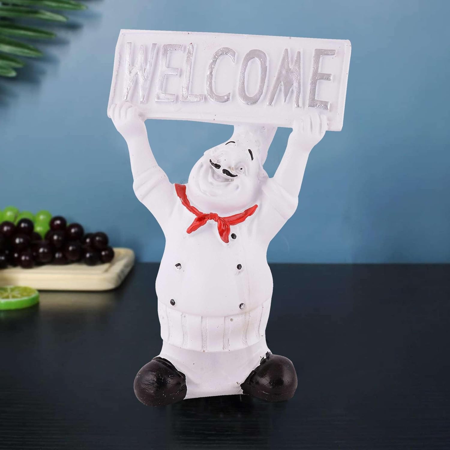 Cute Chef Figurine Miniature Resin Showpiece for Home Decor