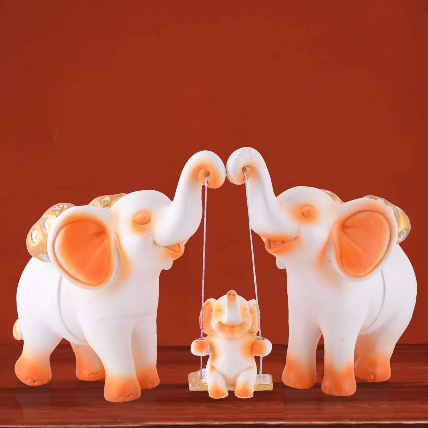Premium Elephant Resin Figurines for Modern Home Decor