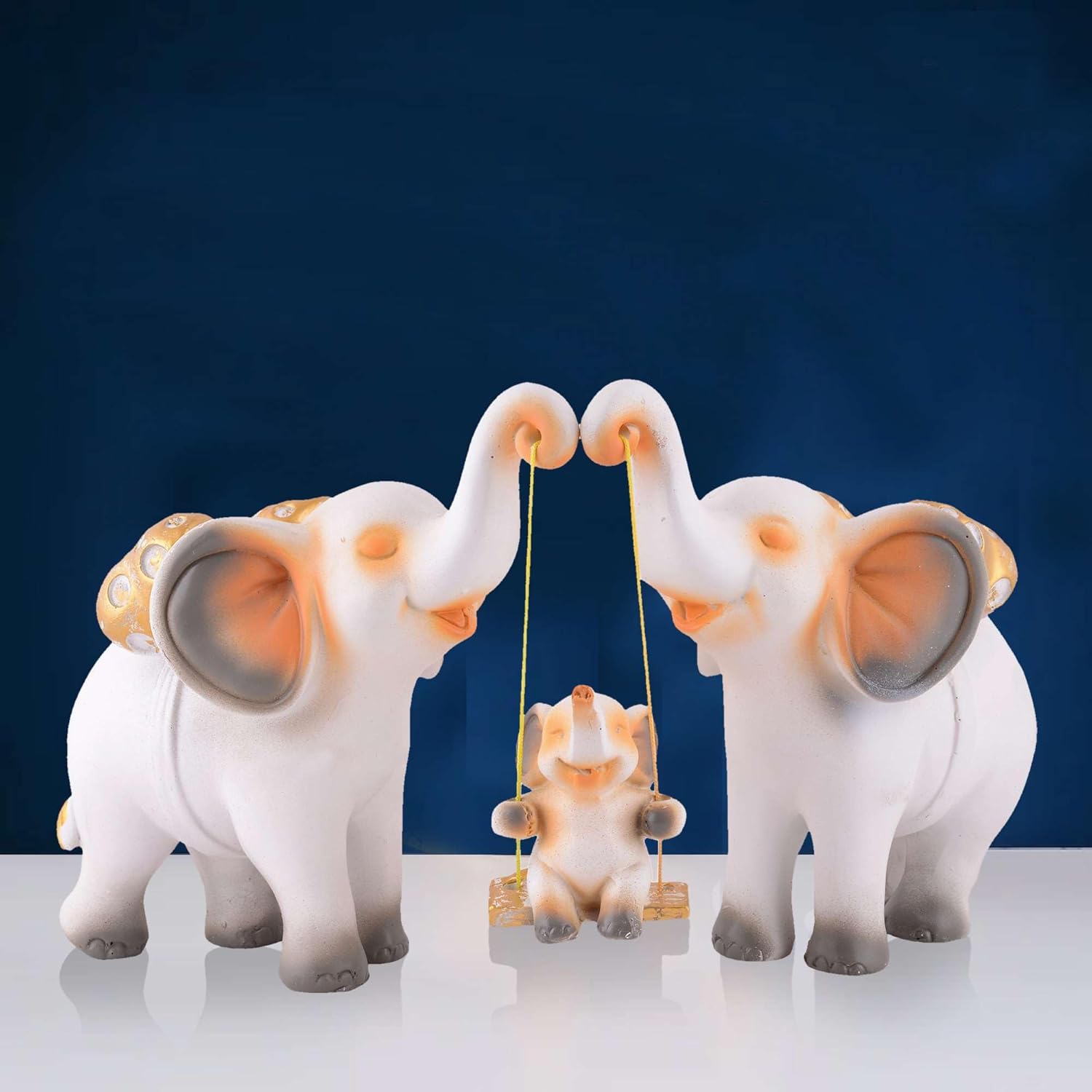Handcrafted Elephant Decor Set for Table...