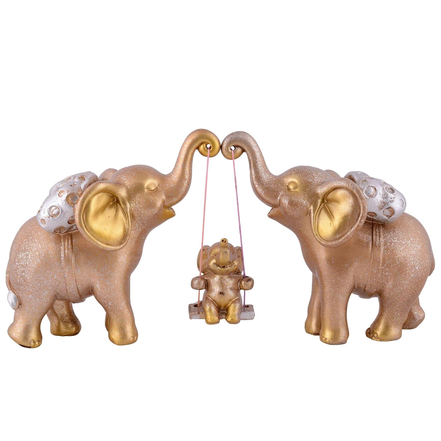 Elegant Resin Elephant Statues for Living Room Decoration