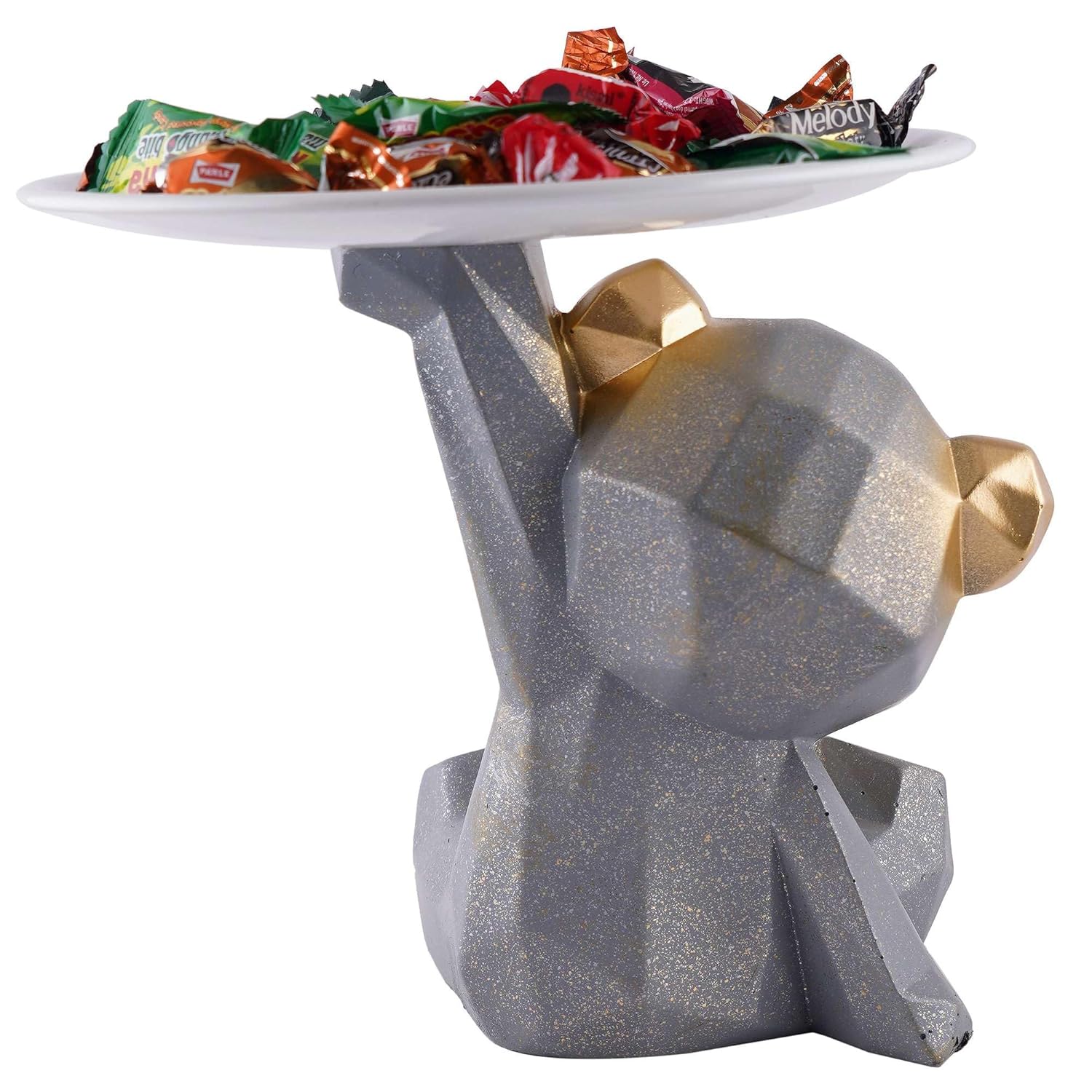 Playful Bear Figurine Showpiece for Home Interior Decor