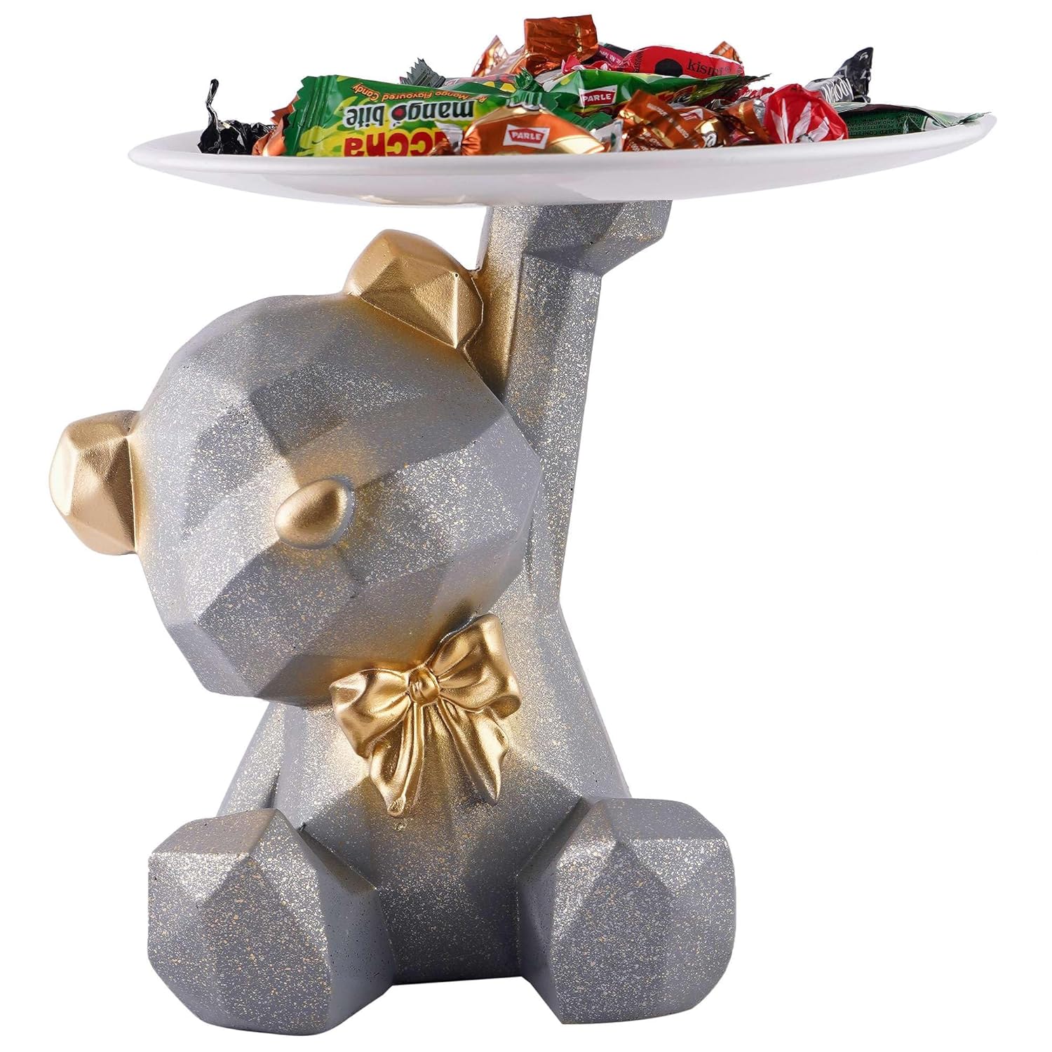 Playful Bear Figurine Showpiece for Home Interior Decor