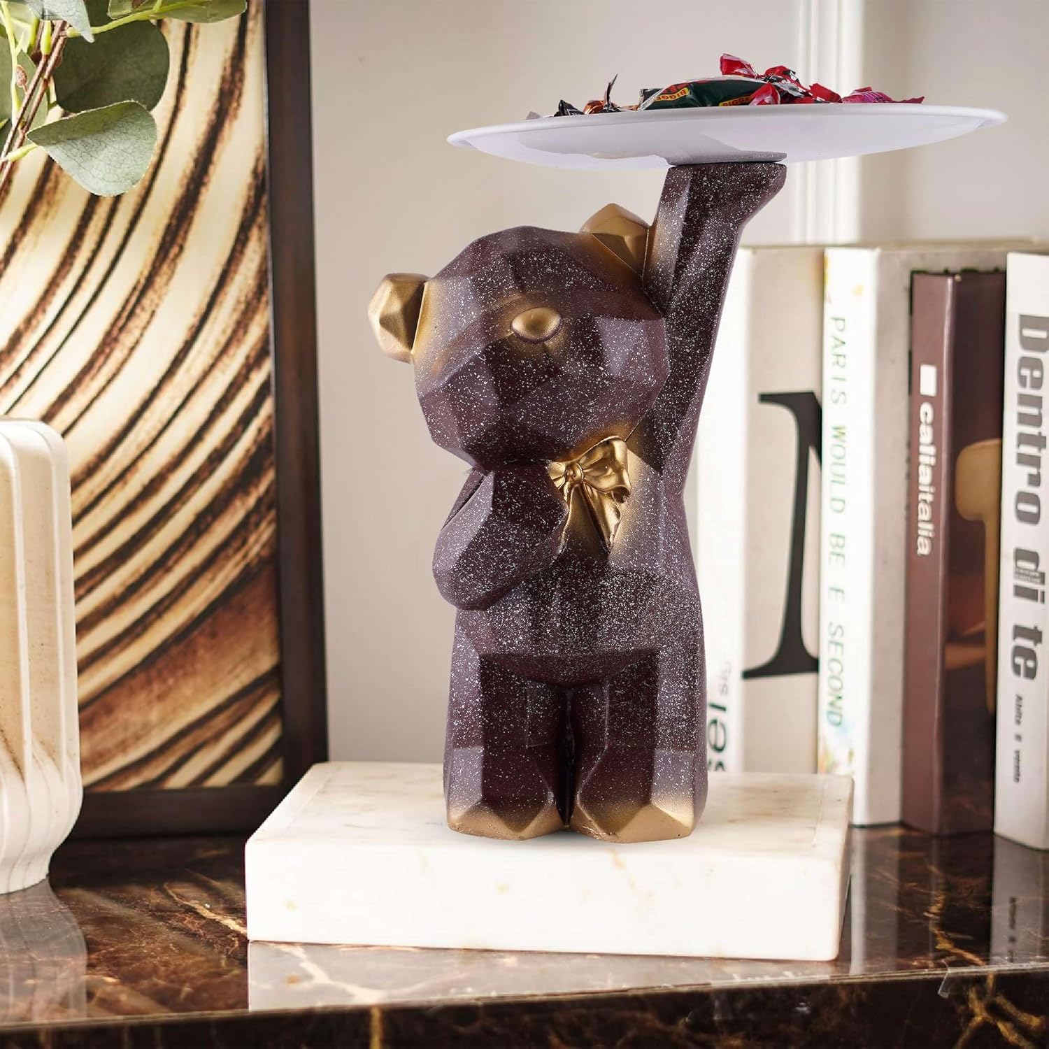 Stylish Bear Home Decor Figurine for She...