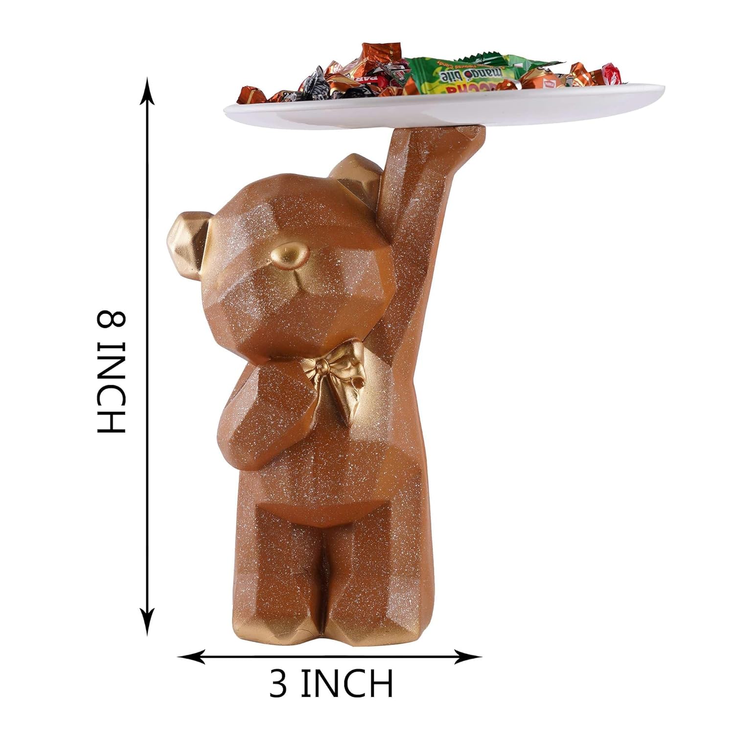 Cute Bear Figurine Decoration for Living Room or Study