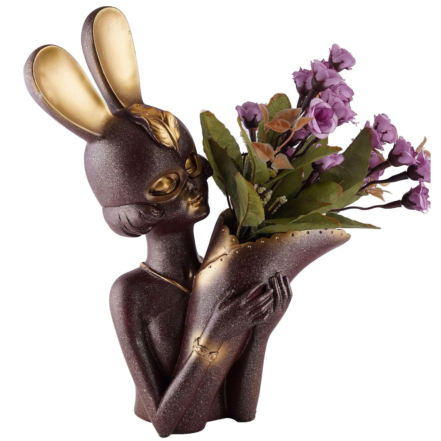 Artistic Flower Vase for Tabletop and Shelf Decoration