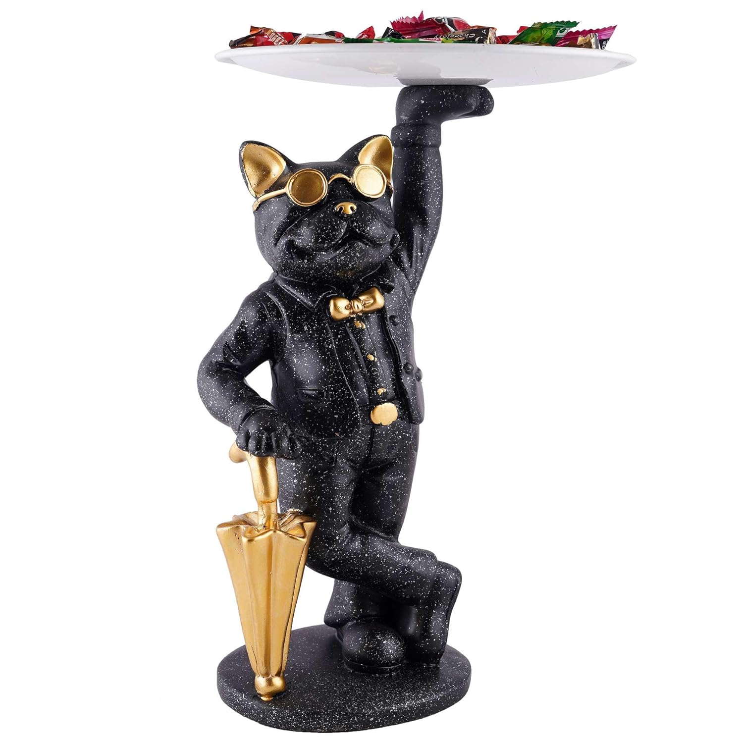 Cool Dog Storage Holder Resin Decorative Showpiece