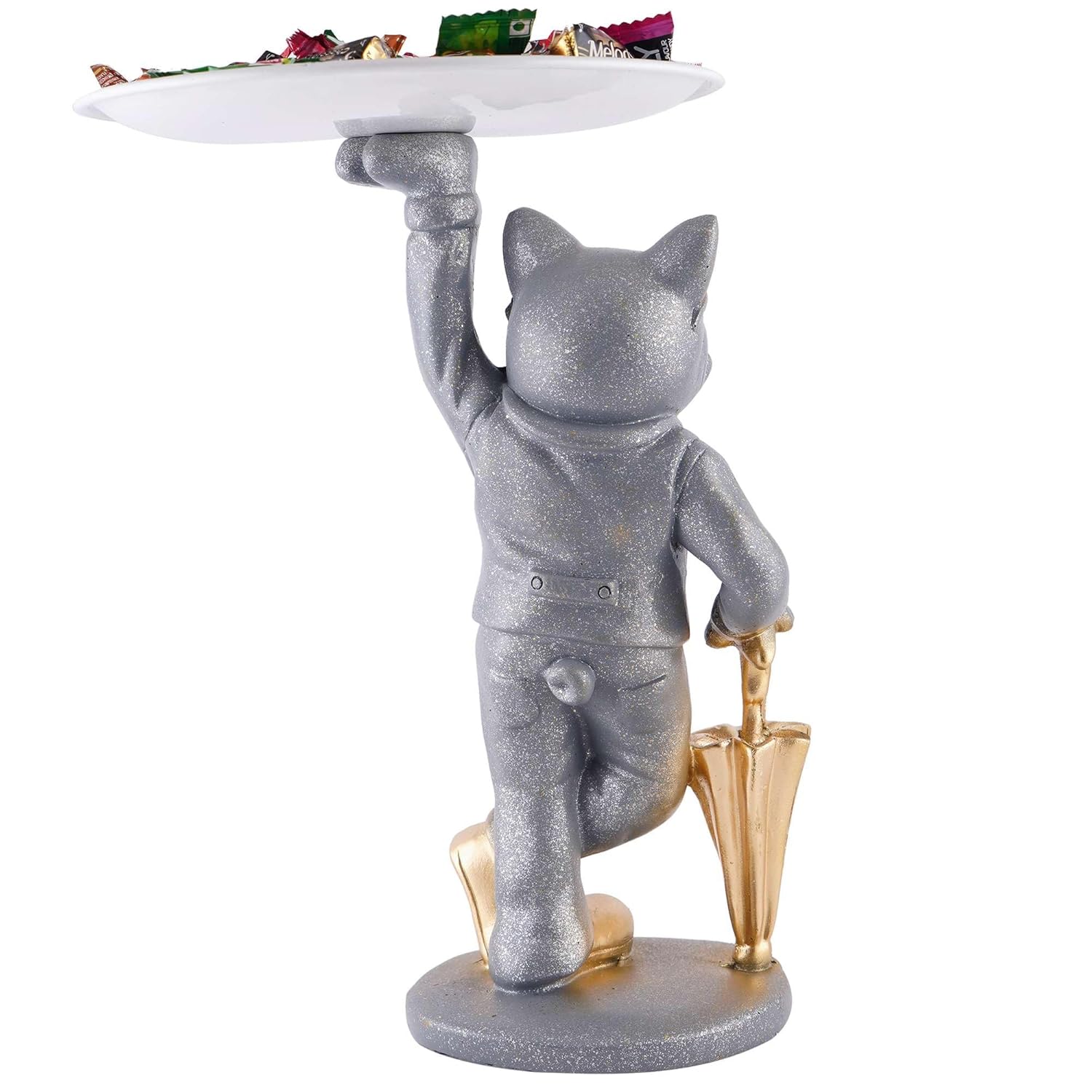 Resin Cool Dog Storage Holder Home Decor Showpiece