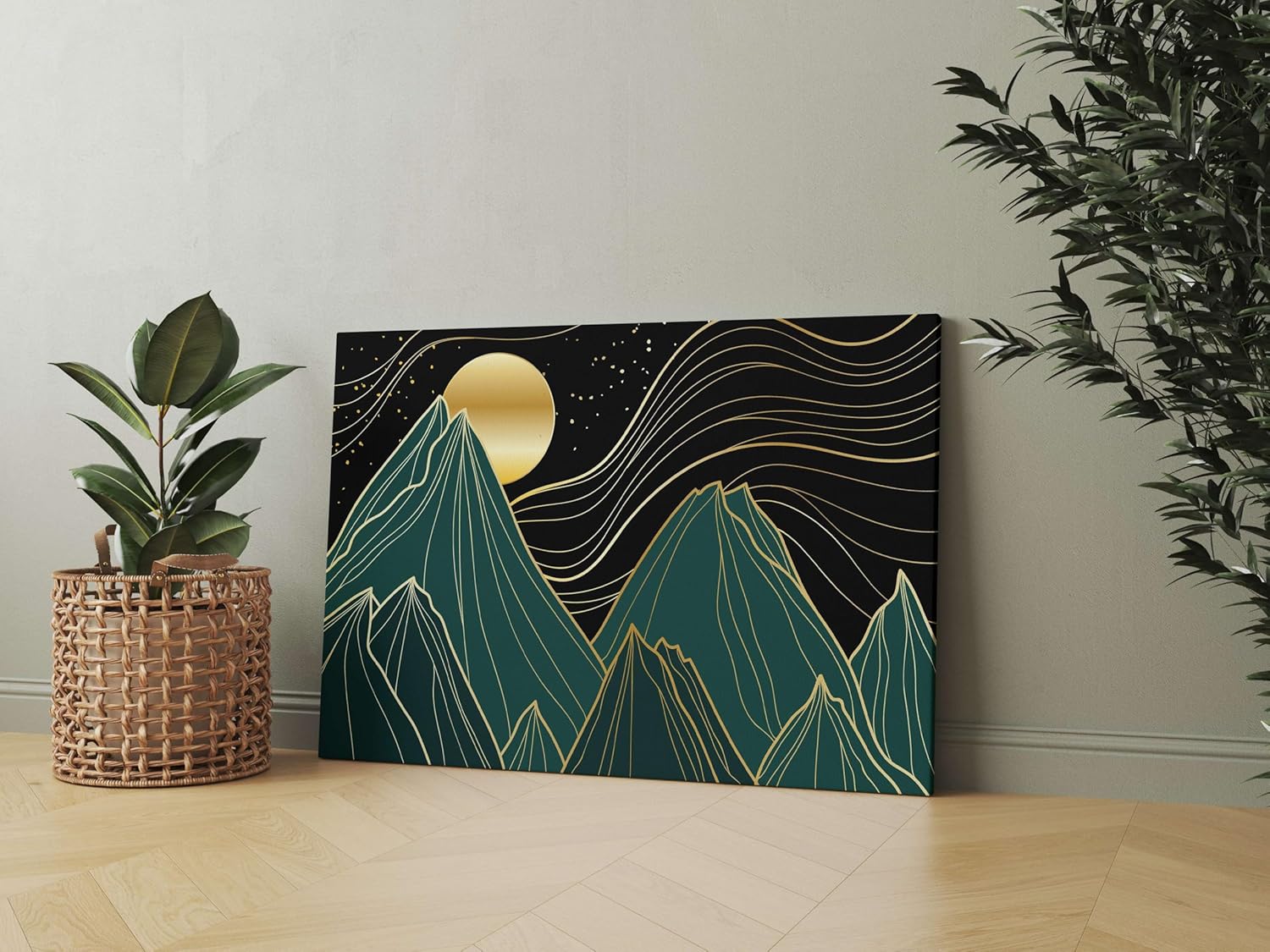 Morden Art Painting For Wall Decoration With Frame Canvas Painting For Living Room