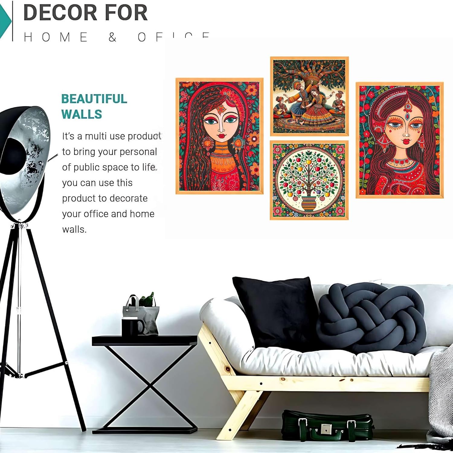 Wall Paintings Set of Four for Wall Dacoration Large Framed Wall Paintings