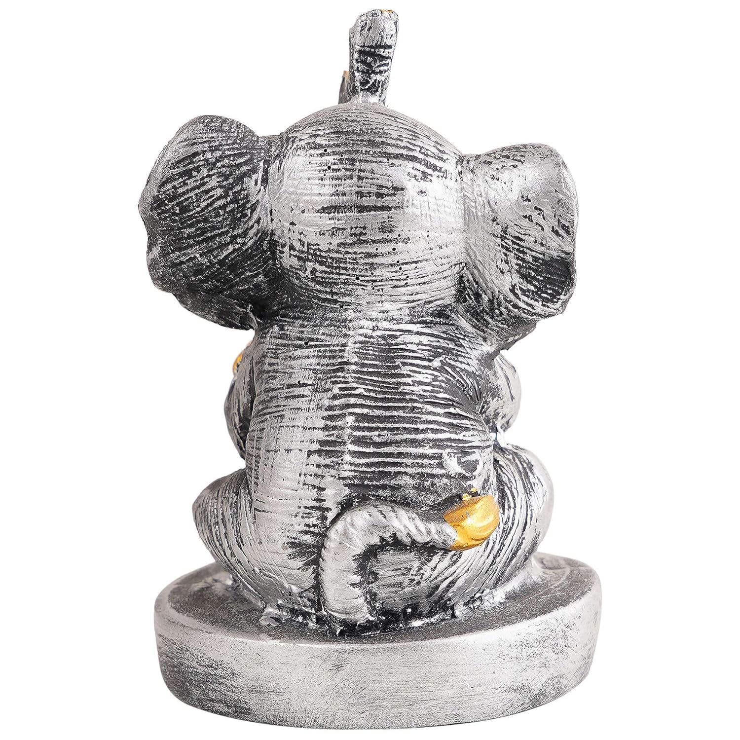 Resin Elephant Playing Instrument Decorative Idol