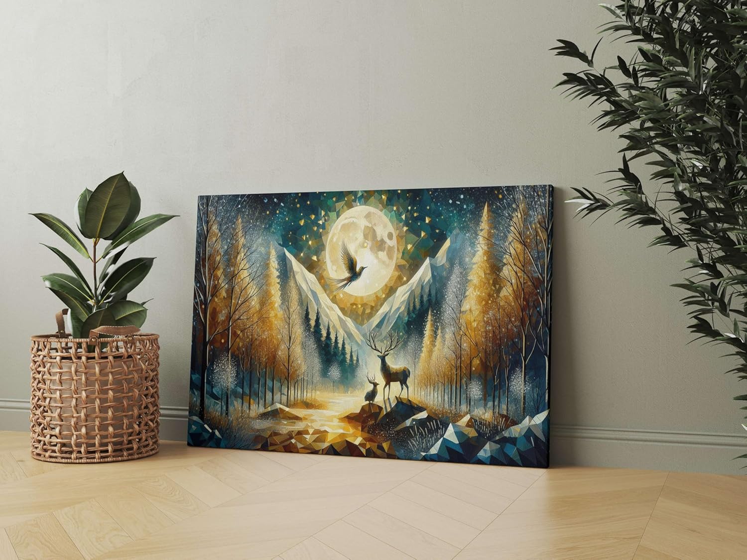 Morden Art Painting For Wall Decoration With Frame Canvas Painting For Living Room