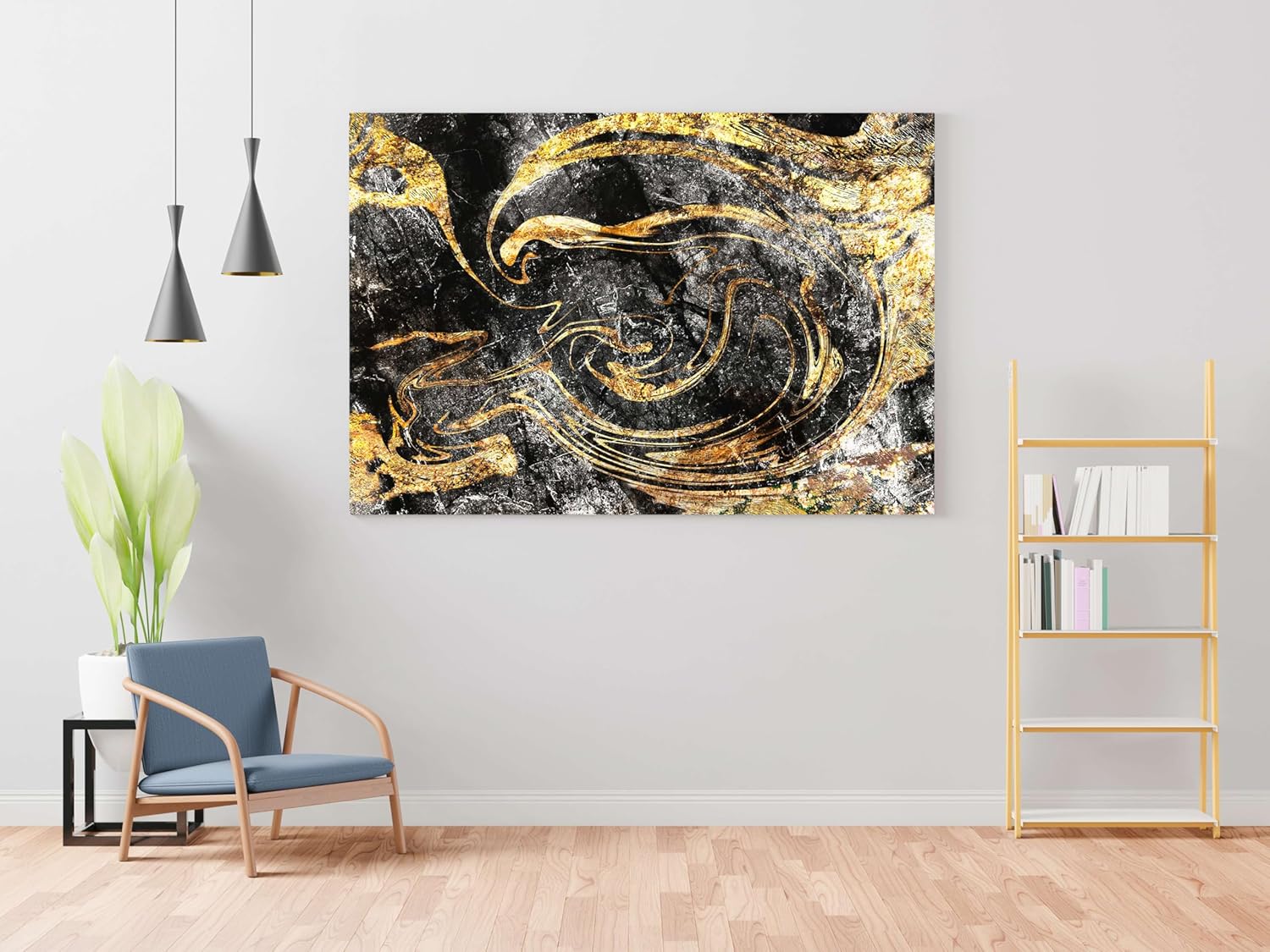 Morden Art Painting For Wall Decoration With Frame Canvas Painting For Living Room