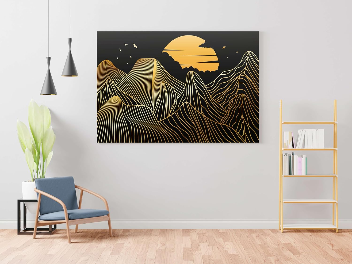 Morden Art Painting For Wall Decoration With Frame Canvas Painting For Living Room