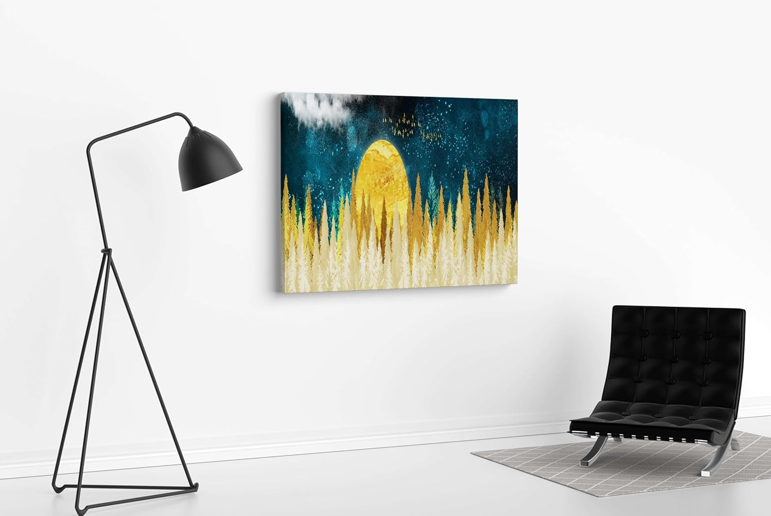 Morden Art Painting For Wall Decoration With Frame Canvas Painting For Living Room