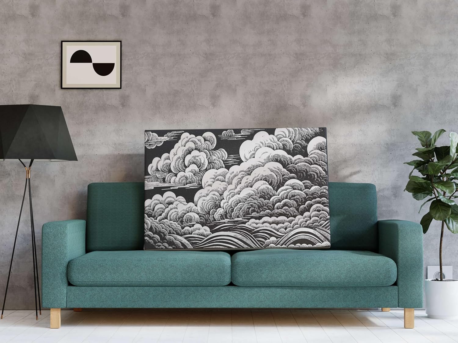 Morden Art Painting For Wall Decoration With Frame Canvas Painting For Living Room