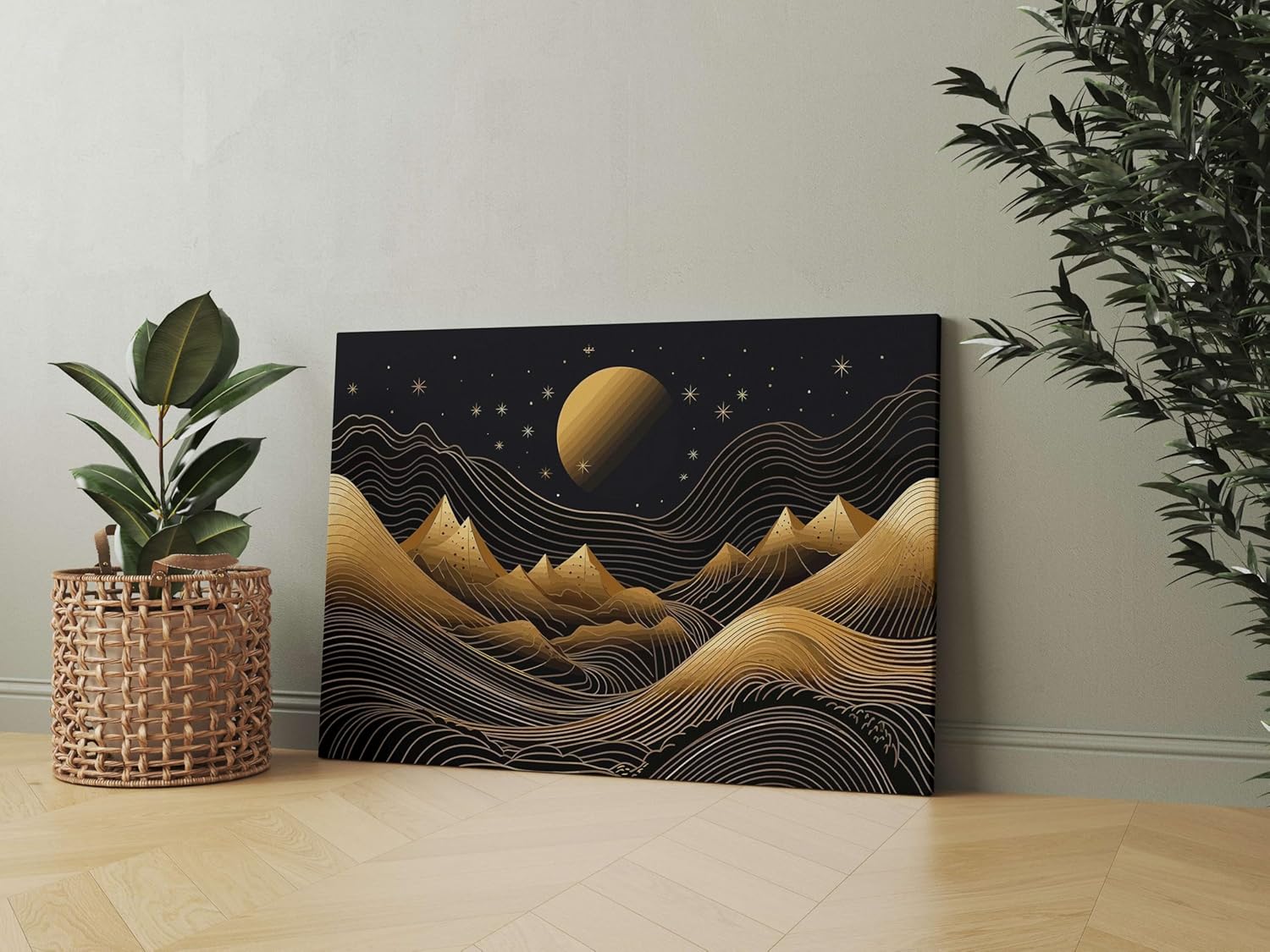 Morden Art Painting For Wall Decoration With Frame Canvas Painting For Living Room