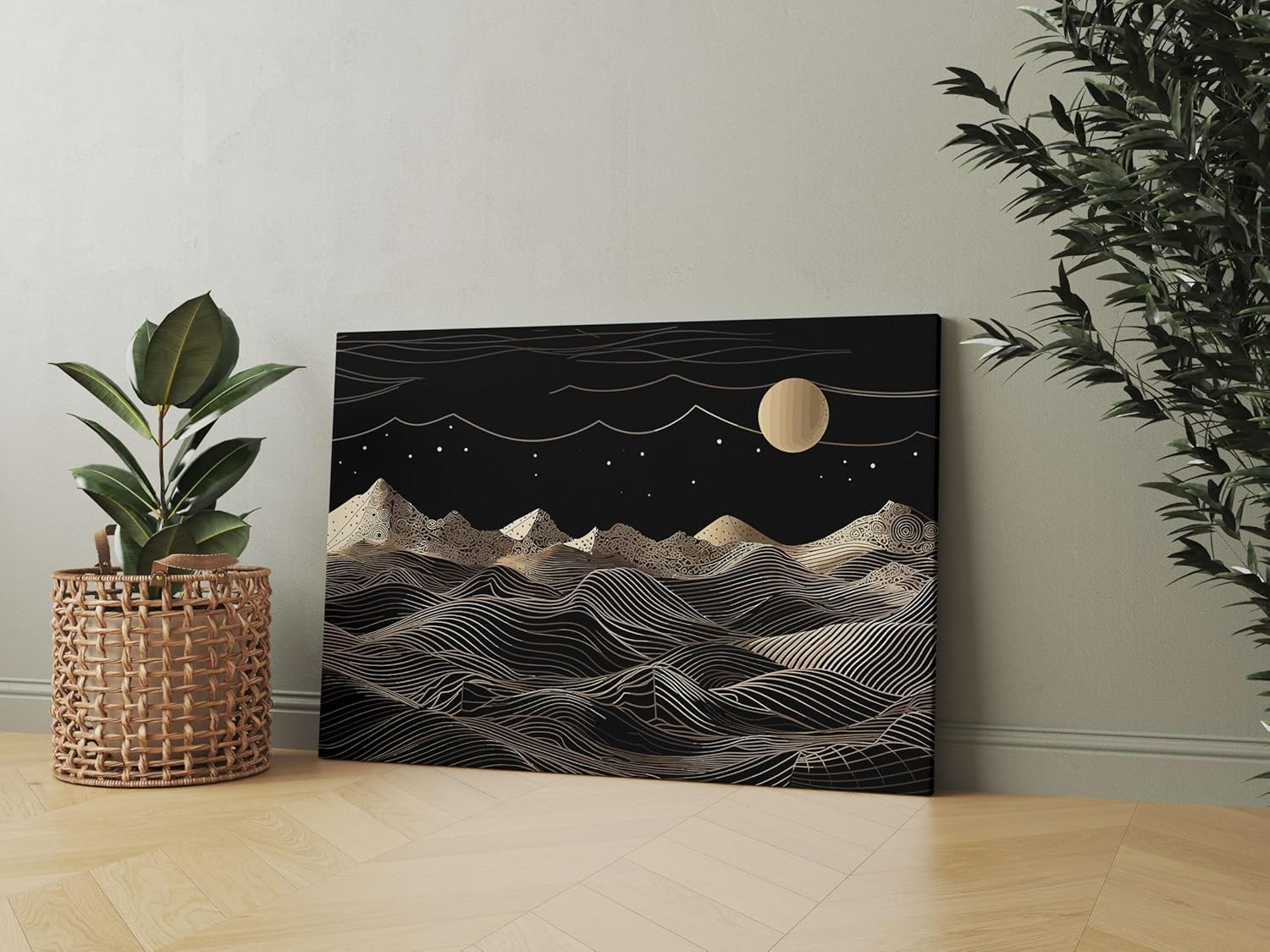 Morden Art Painting For Wall Decoration With Frame Canvas Painting For Living Room