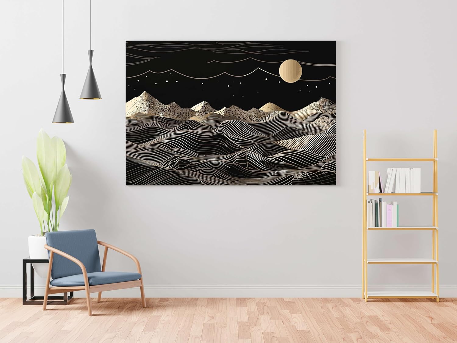 Morden Art Painting For Wall Decoration With Frame Canvas Painting For Living Room