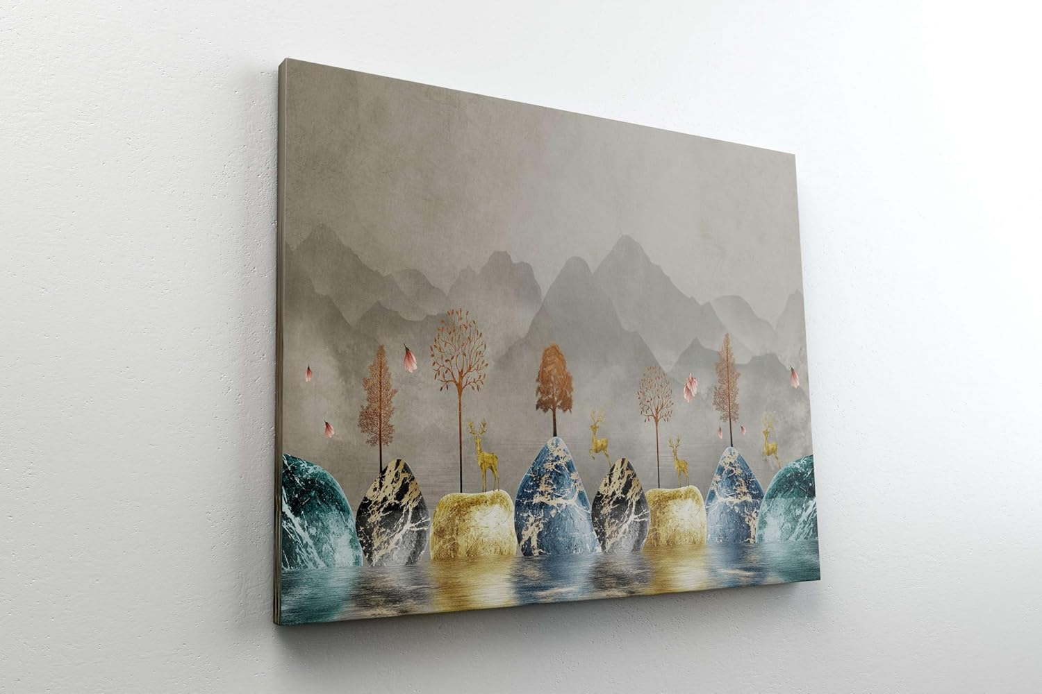 Morden Art Painting For Wall Decoration With Frame Canvas Painting For Living Room