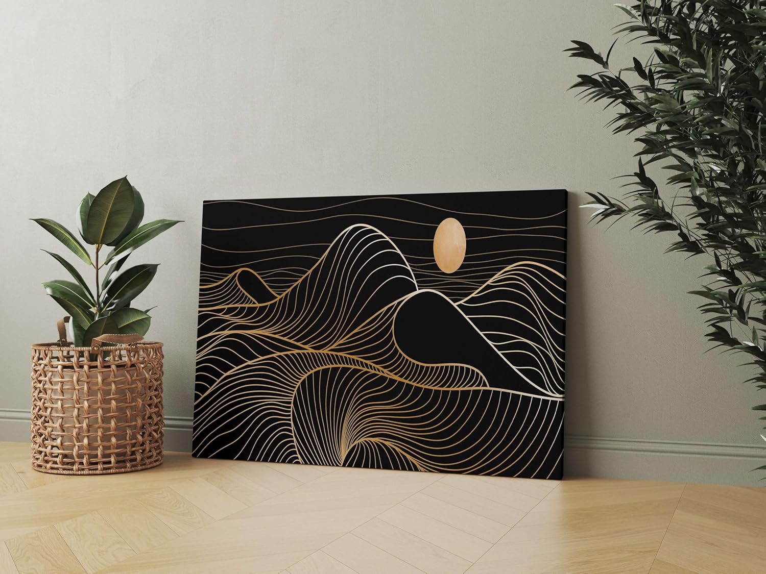 Morden Art Painting For Wall Decoration With Frame Canvas Painting For Living Room