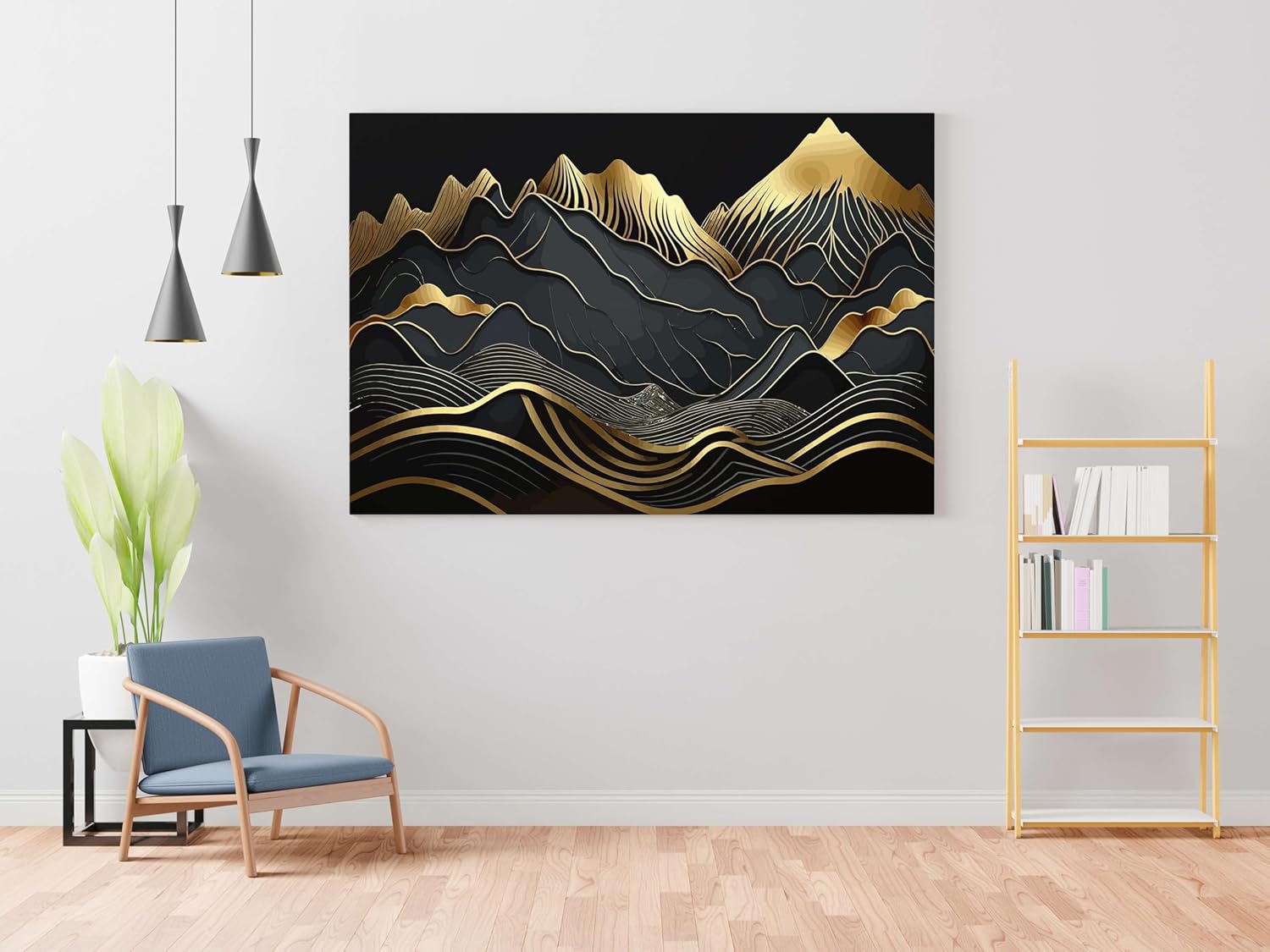 Morden Art Painting For Wall Decoration With Frame Canvas Painting For Living Room