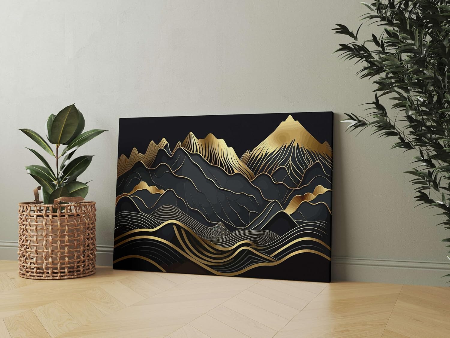 Morden Art Painting For Wall Decoration With Frame Canvas Painting For Living Room