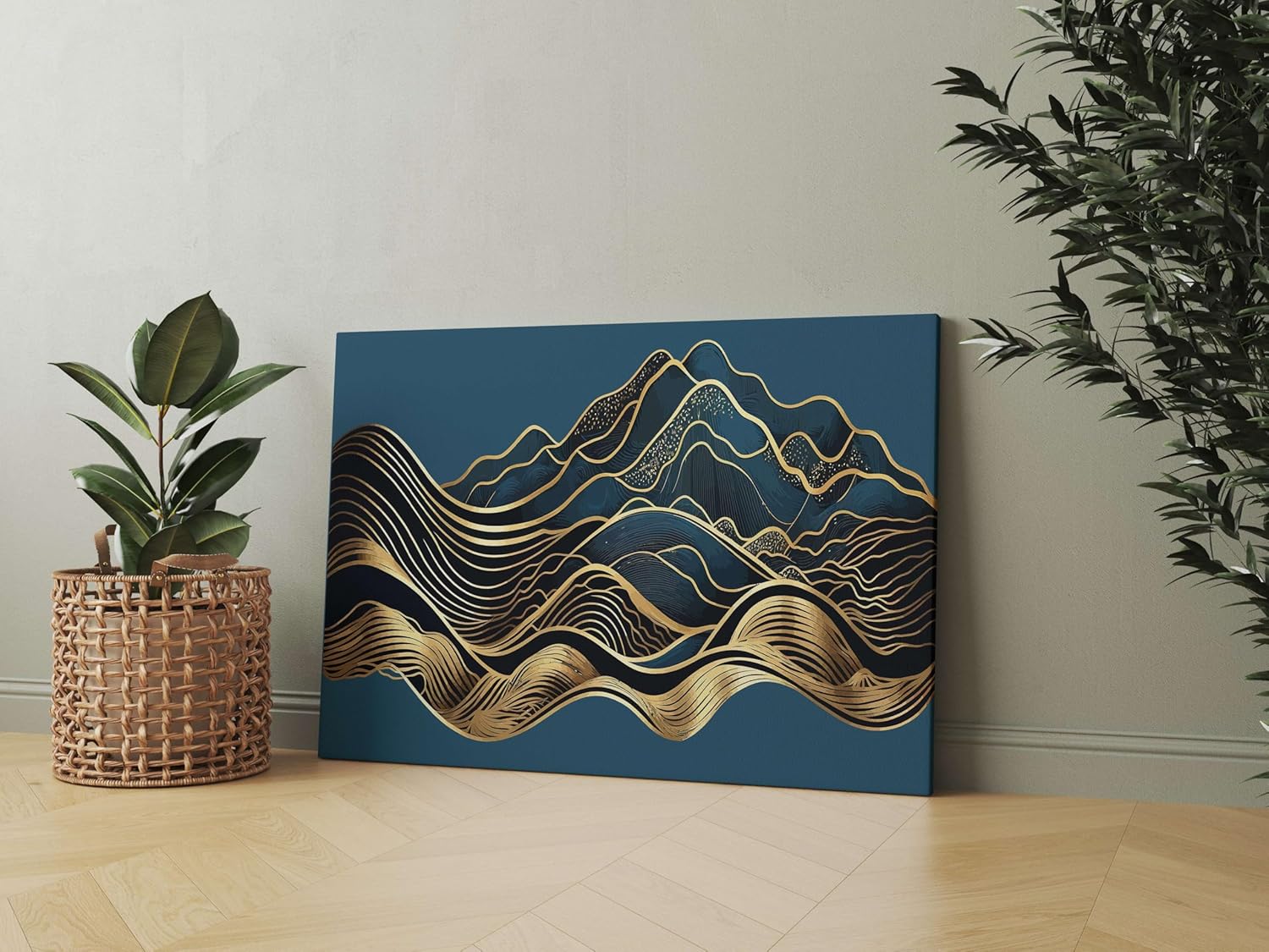 Morden Art Painting For Wall Decoration With Frame Canvas Painting For Living Room